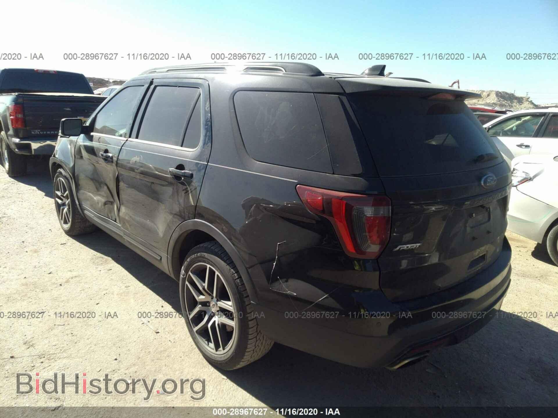 2016 FORD EXPLORER - VIN: 1FM5K8GT6GGC57739 - Фото 3