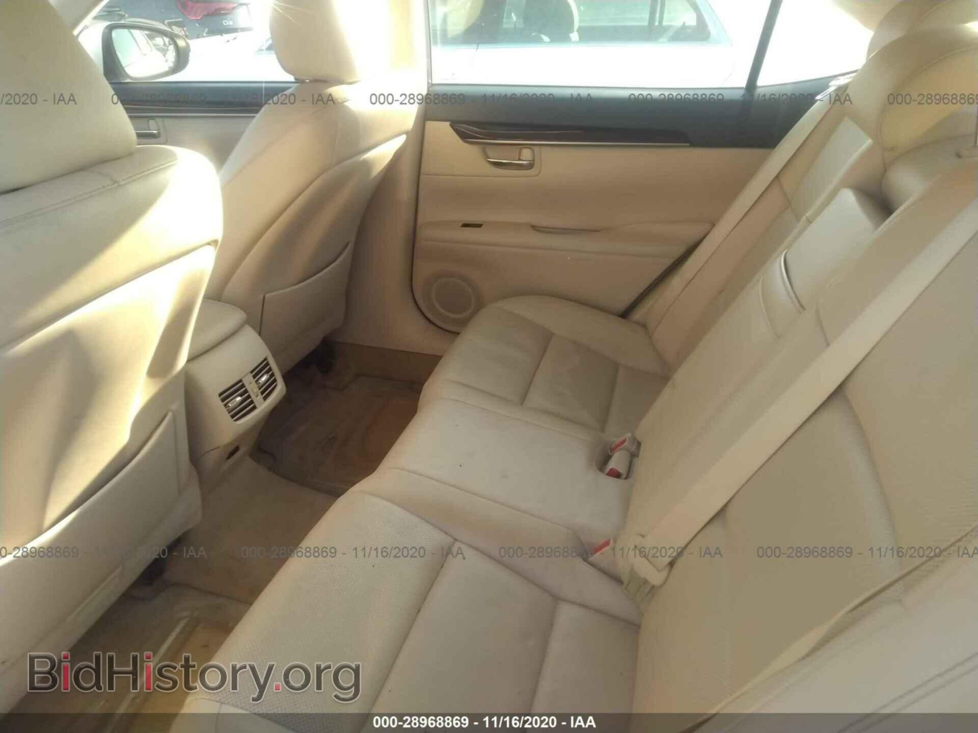 2013 LEXUS ES 350 - VIN: JTHBK1GG2D2004961 - Фото 8