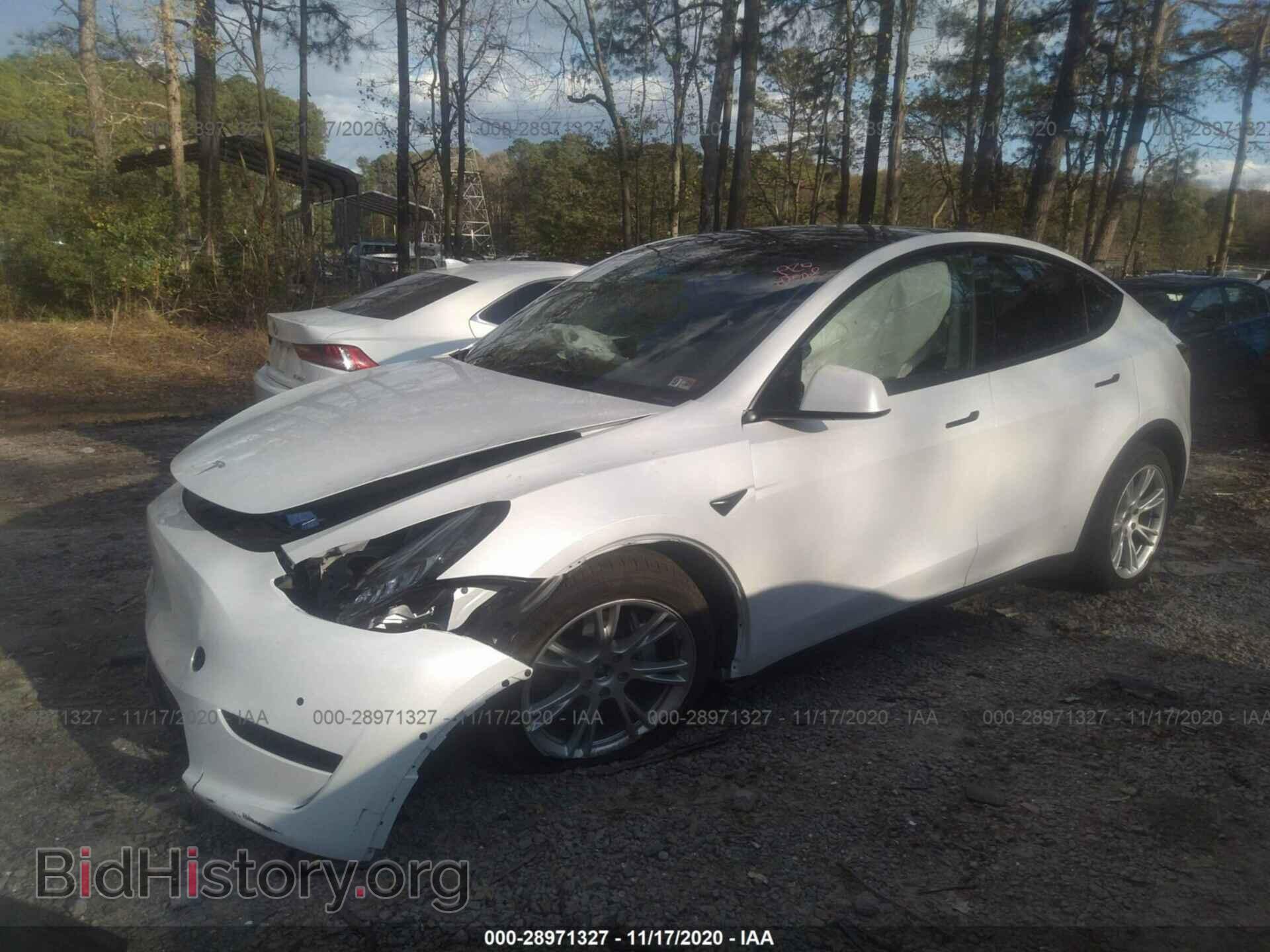 2020 TESLA MODEL Y - VIN: 5YJYGDEE8LF044263 - Photo 2