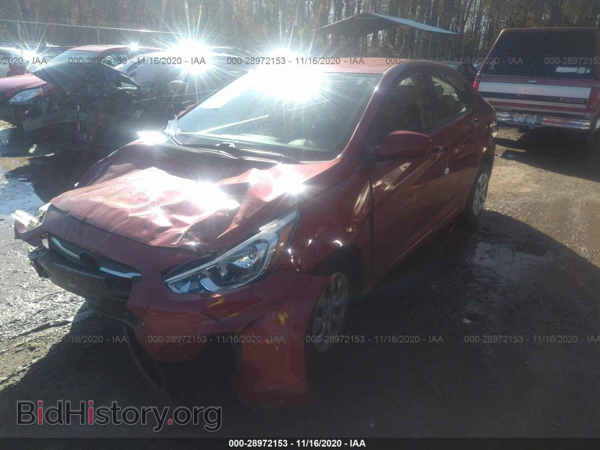 2017 HYUNDAI ACCENT - VIN: KMHCT4AE0HU394914 - Фото 2