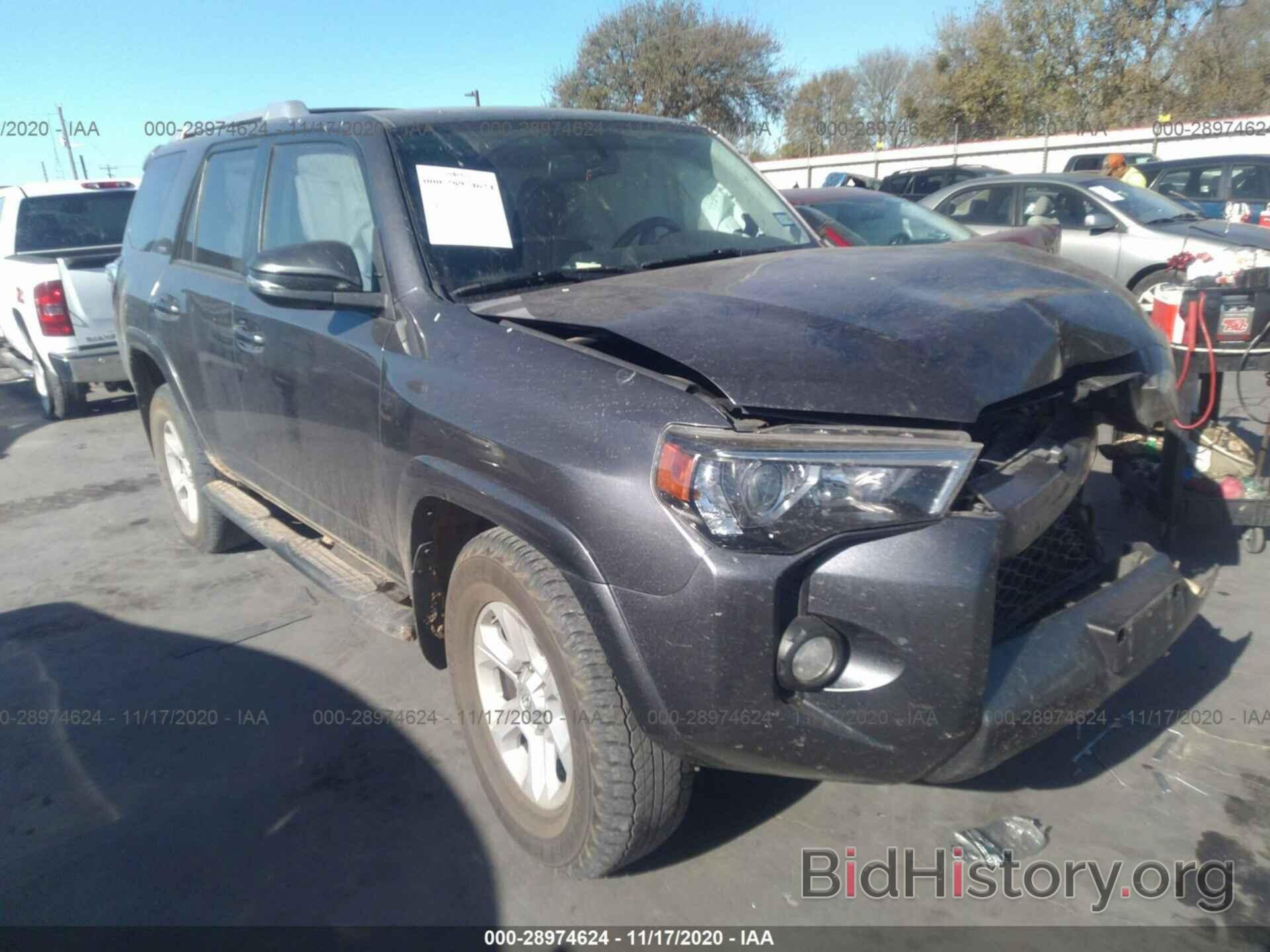 Photo JTEZU5JR8G5119557 - TOYOTA 4RUNNER 2016