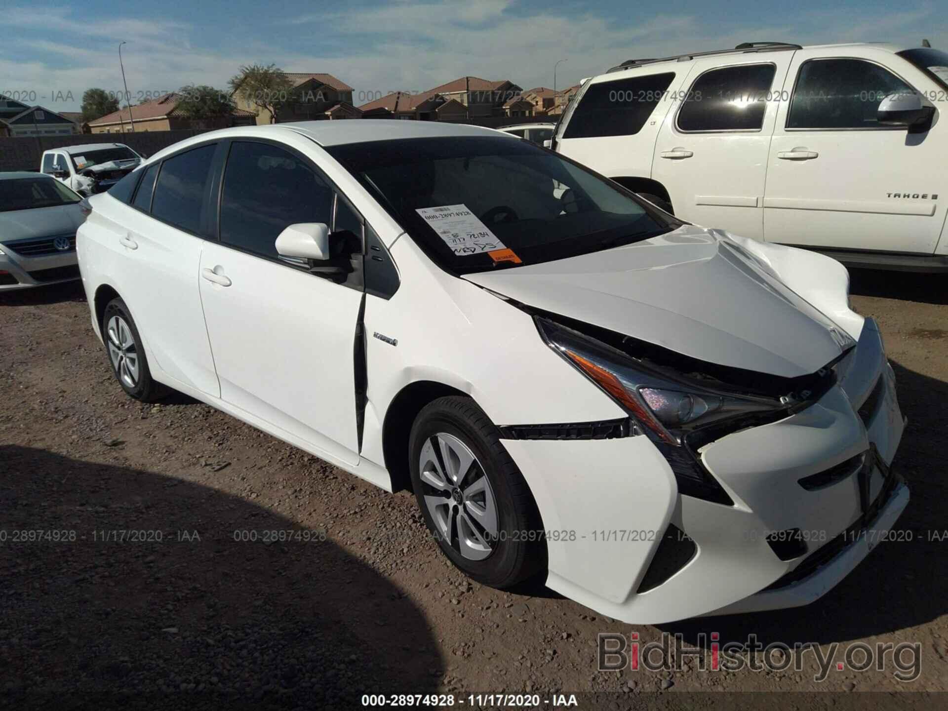 Photo JTDKBRFU5G3016950 - TOYOTA PRIUS 2016