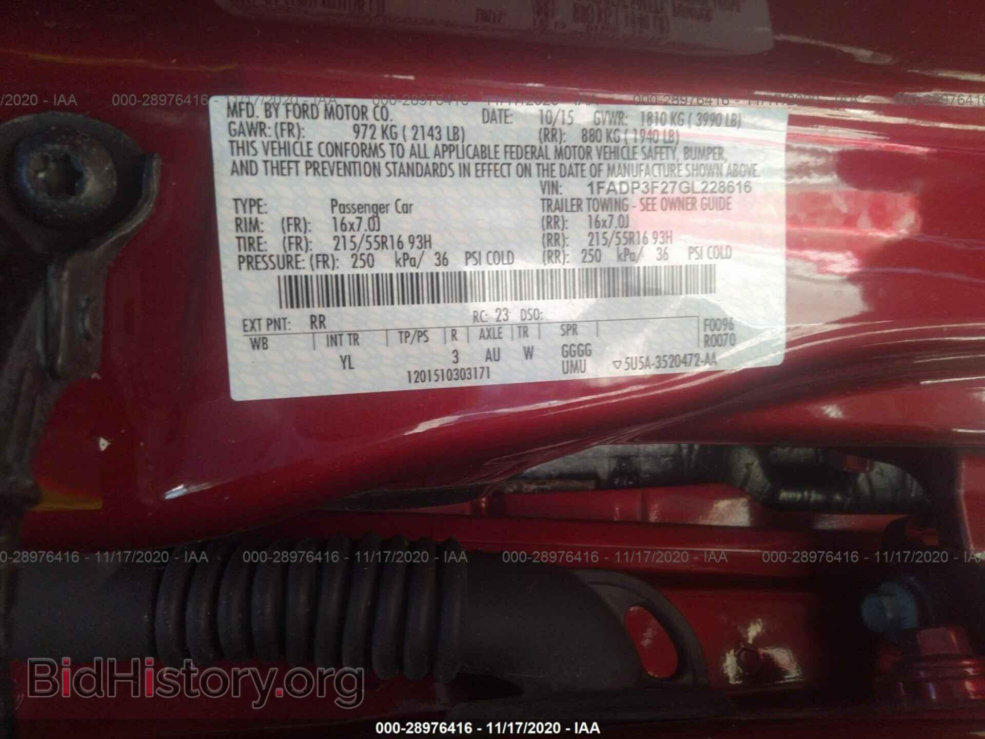 2016 FORD FOCUS - VIN: 1FADP3F27GL228616 - Photo 9