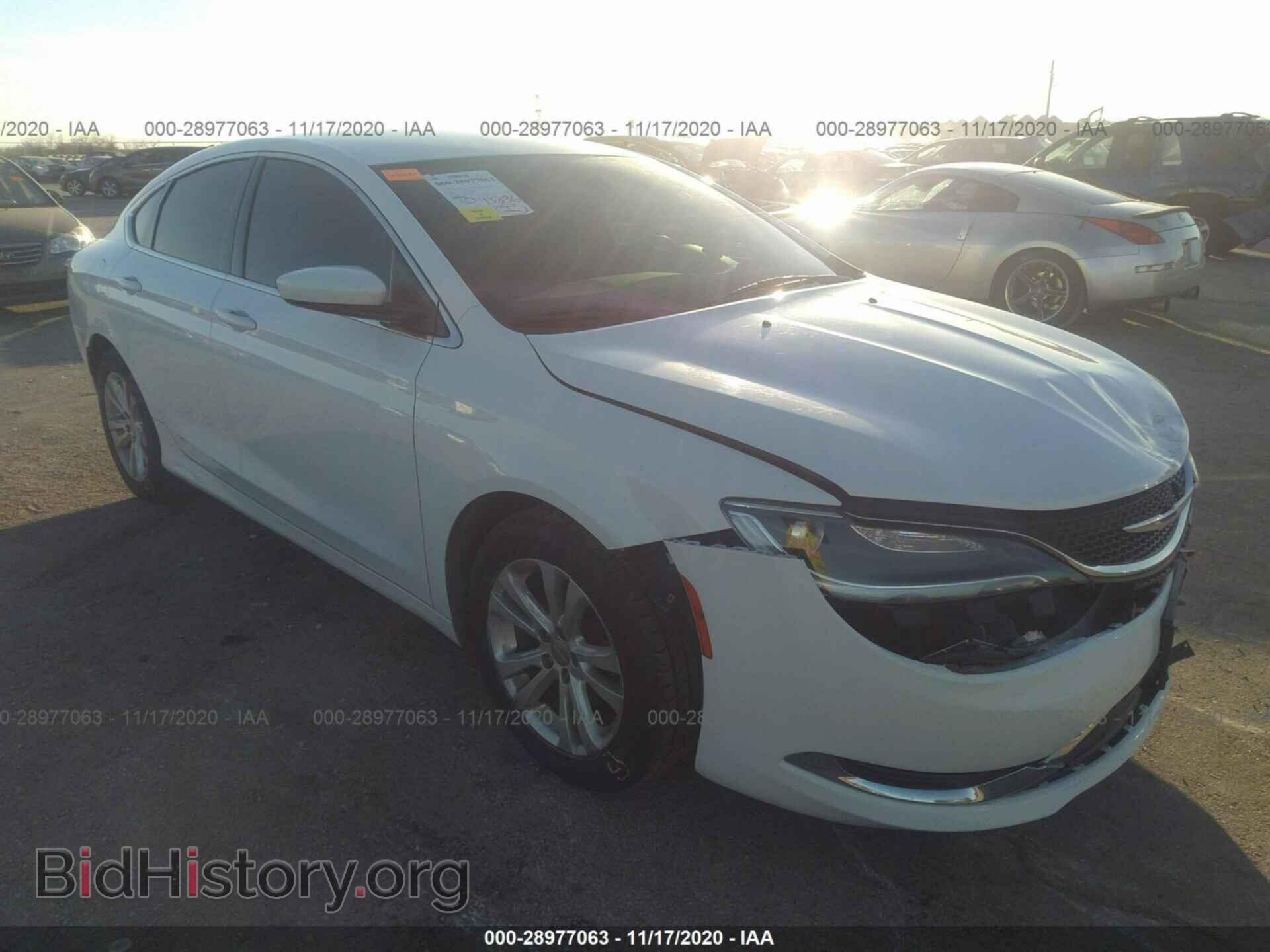 Фотография 1C3CCCAB2GN129395 - CHRYSLER 200 2016