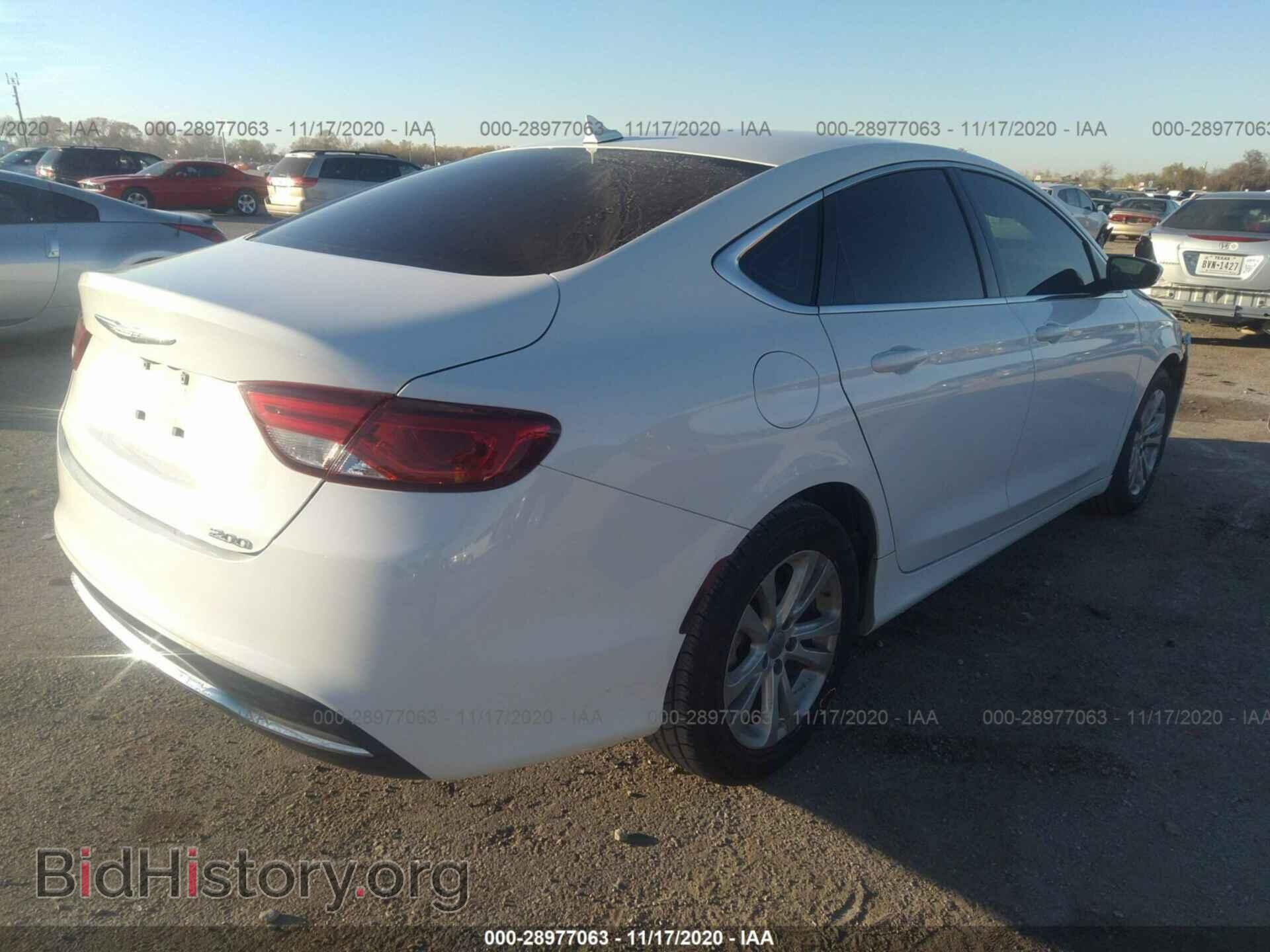 2016 CHRYSLER 200 - VIN: 1C3CCCAB2GN129395 - Фото 4