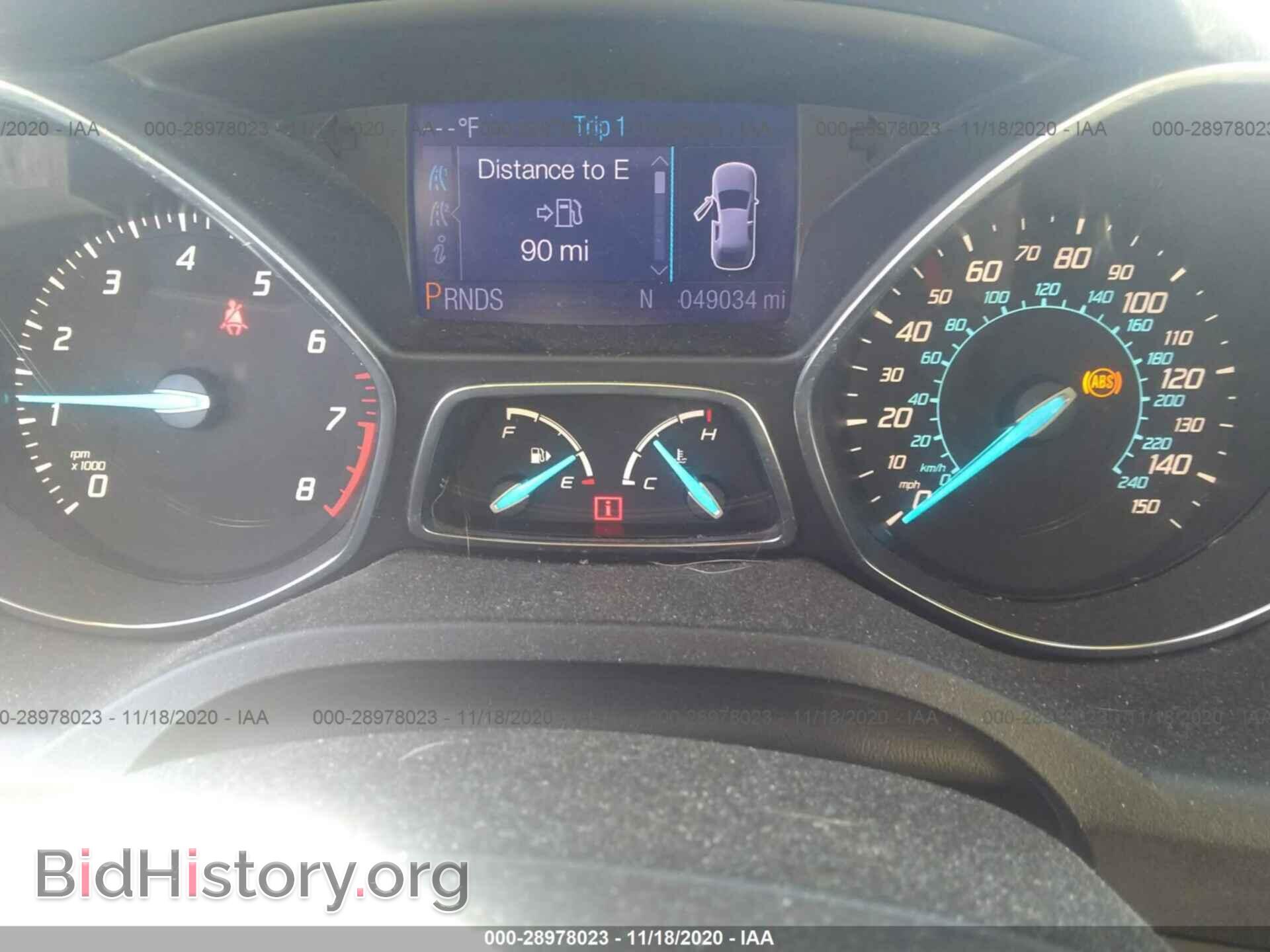 2013 FORD ESCAPE - VIN: 1FMCU0G90DUB16587 - Фото 7