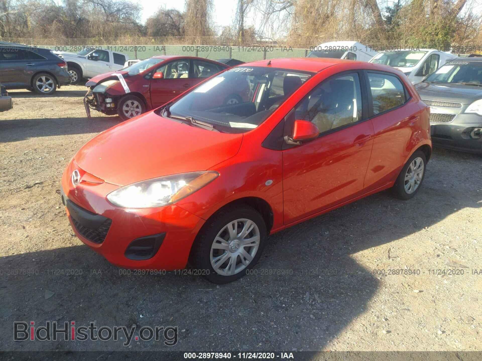 2011 MAZDA MAZDA2 - VIN: JM1DE1HY8B0103639 - Фото 2
