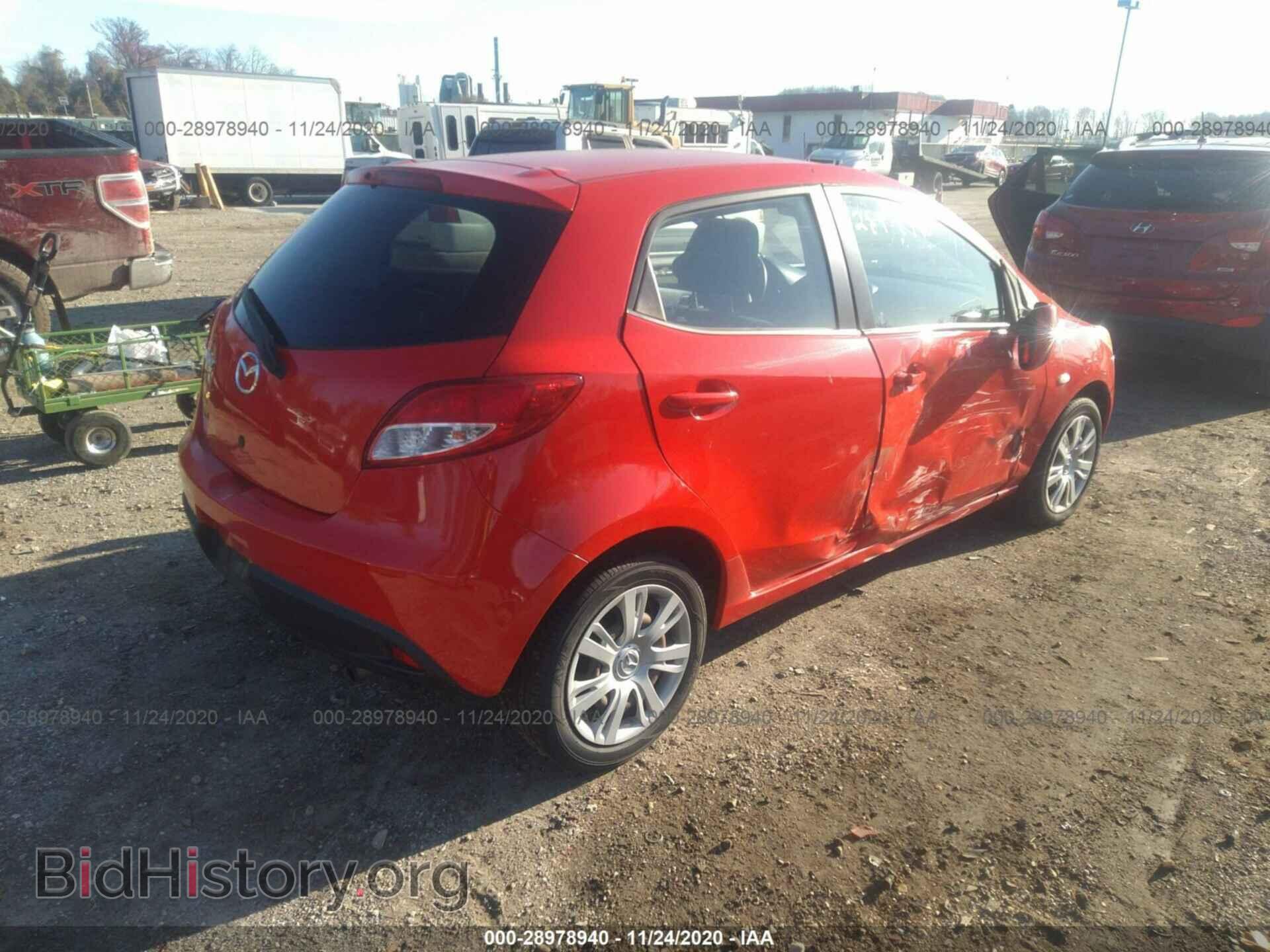 2011 MAZDA MAZDA2 - VIN: JM1DE1HY8B0103639 - Фото 4