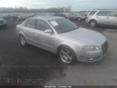 2007 Audi A4 2.0T, silver — VIN WAUDF78E07A059155, IAAI