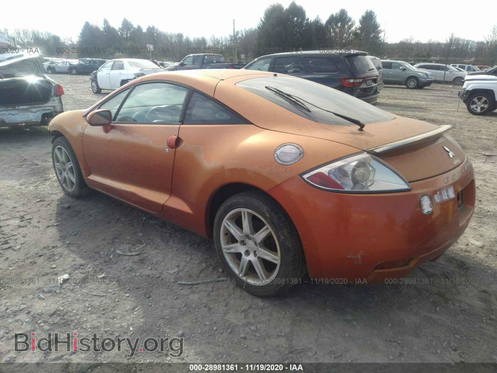 2006 MITSUBISHI ECLIPSE - VIN: 4A3AK34T06E010461 - Фото 3