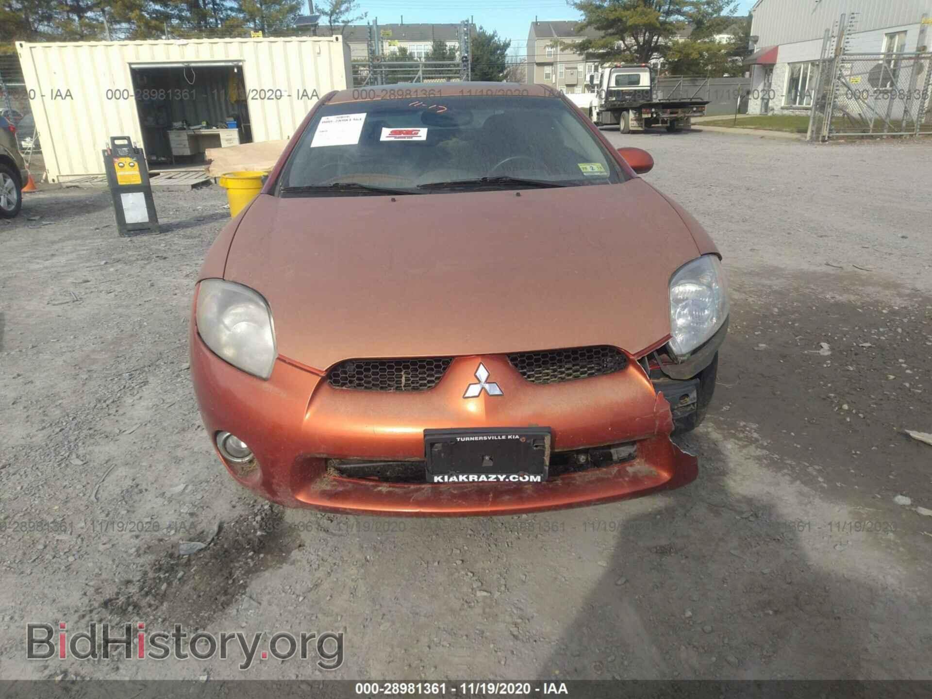 2006 MITSUBISHI ECLIPSE - VIN: 4A3AK34T06E010461 - Фото 6