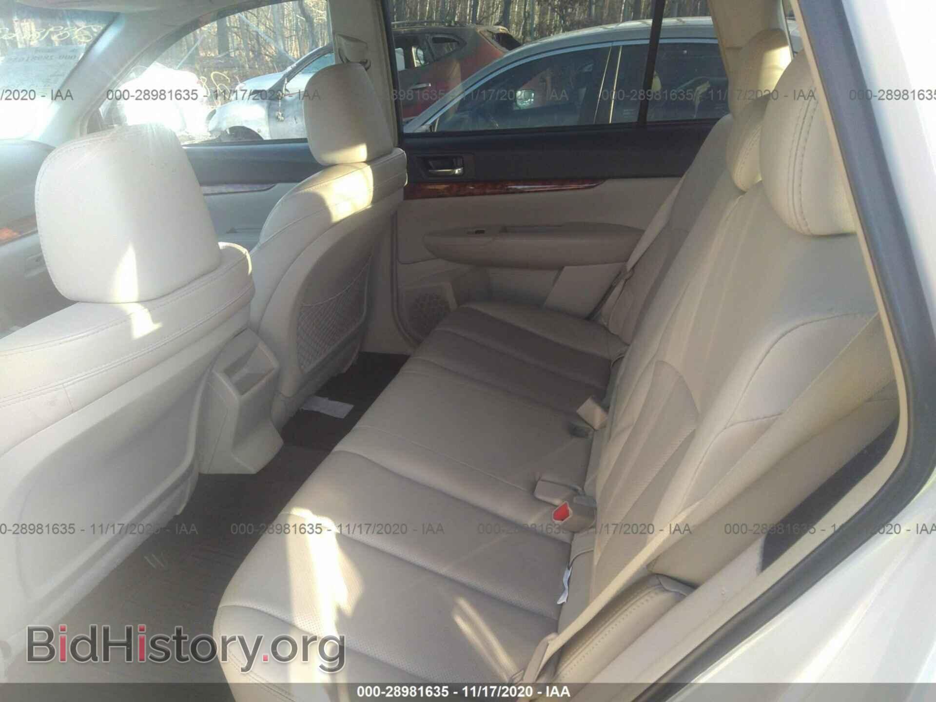 2012 SUBARU OUTBACK - VIN: 4S4BRBKC4C3216854 - Фото 8