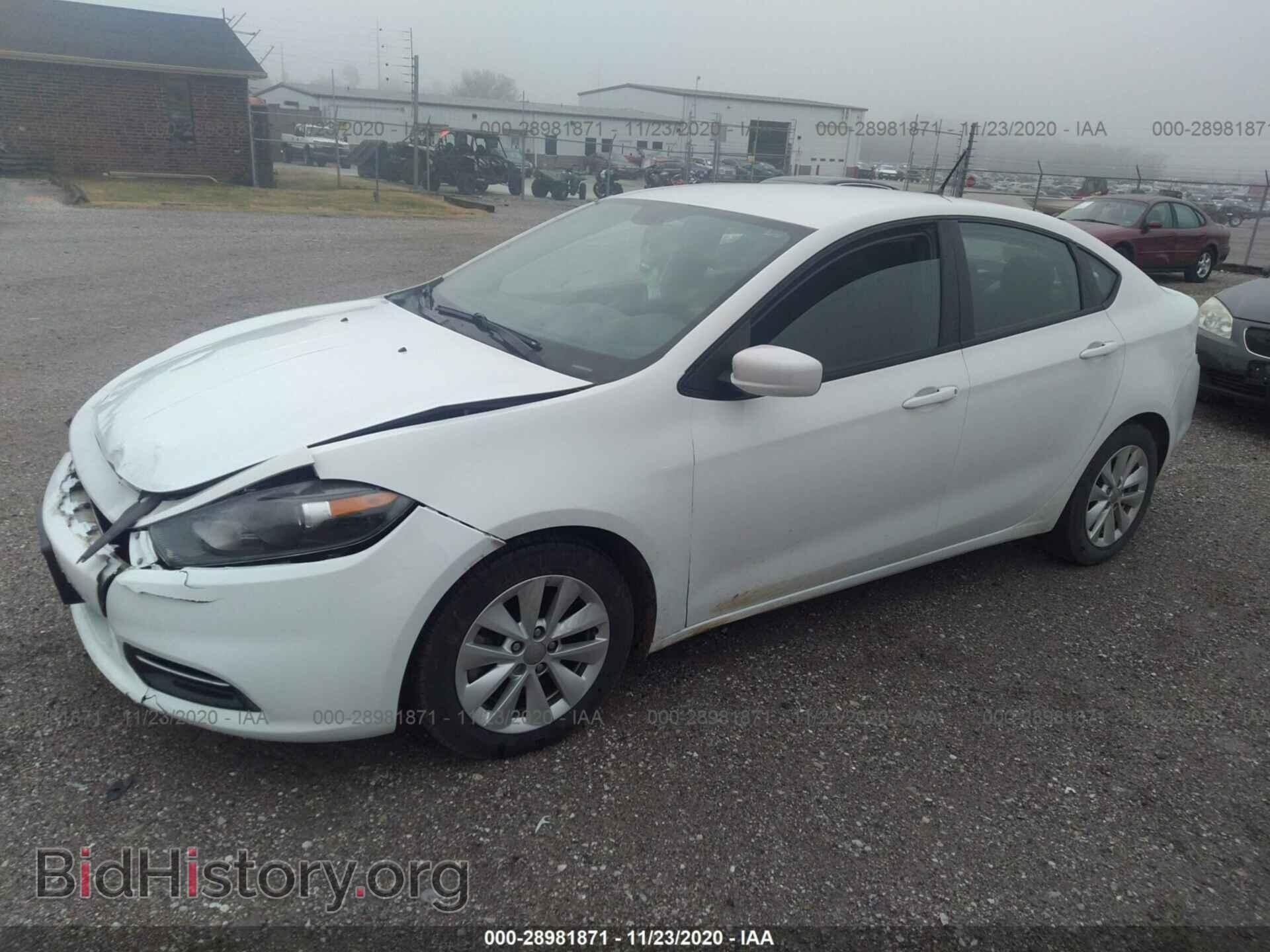 2014 DODGE DART - VIN: 1C3CDFBB6ED894772 - Фото 2
