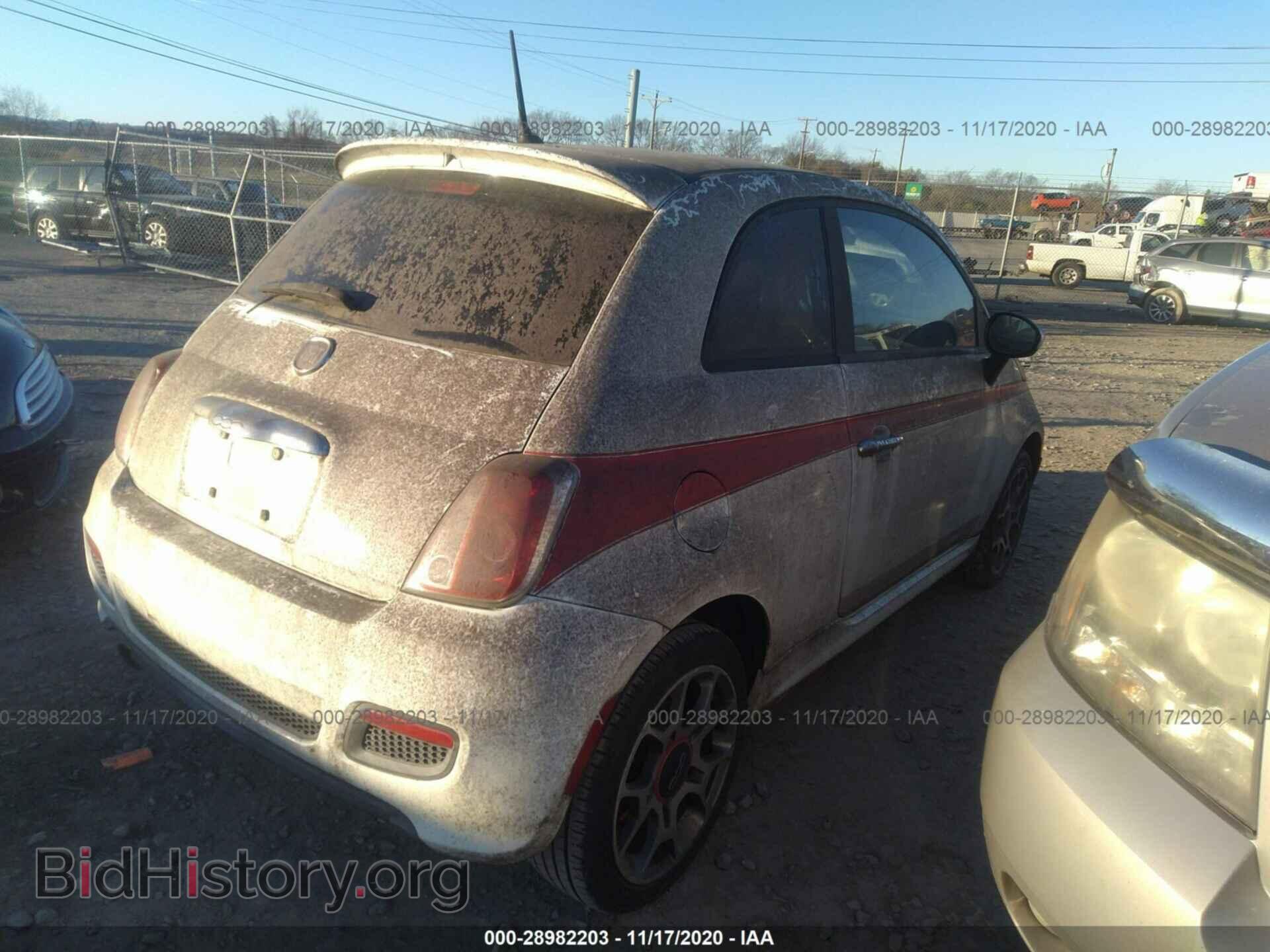 2012 FIAT 500 - VIN: 3C3CFFBR1CT190428 - Фото 4