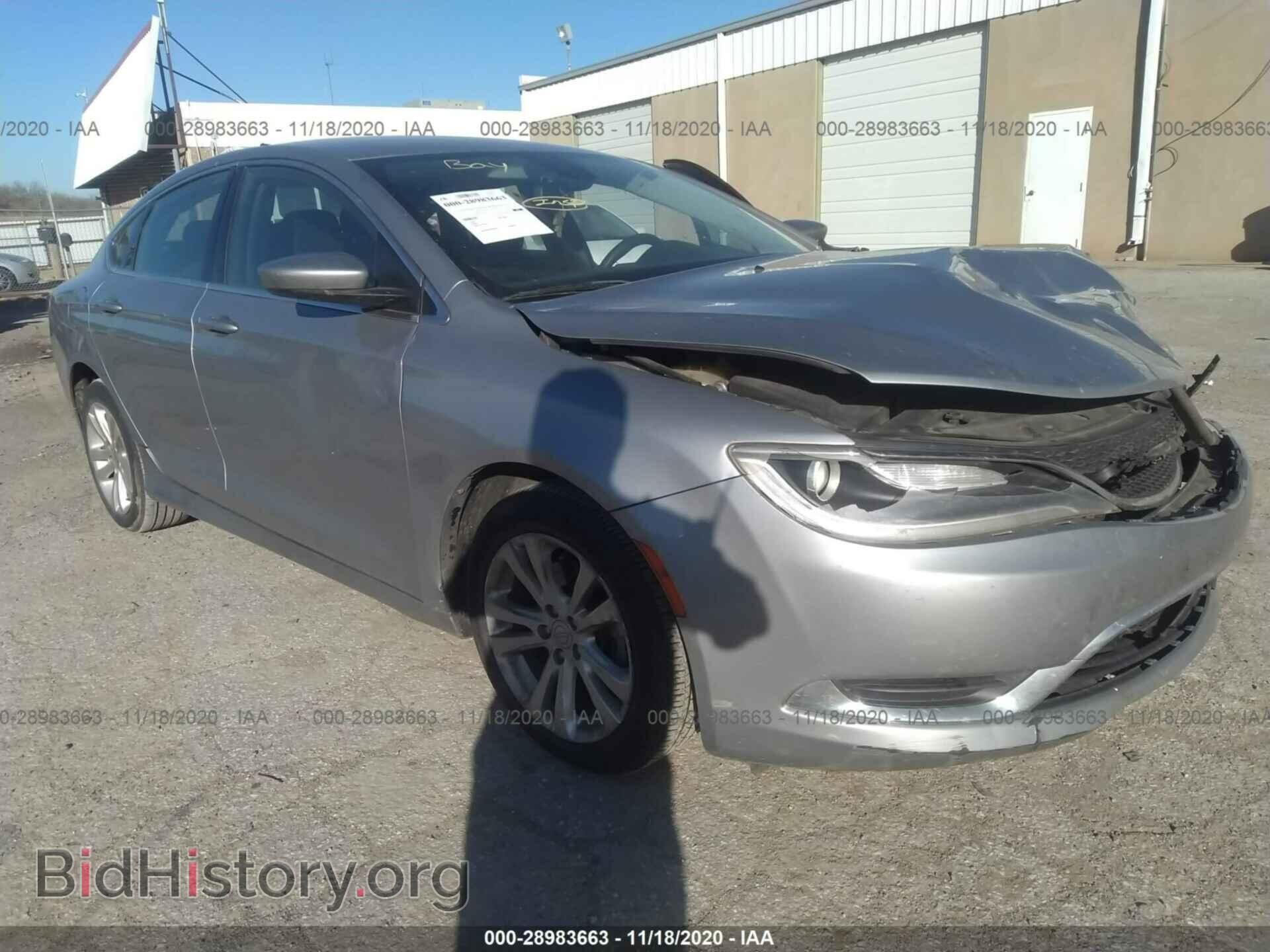 Фотография 1C3CCCAB6FN740982 - CHRYSLER 200 2015