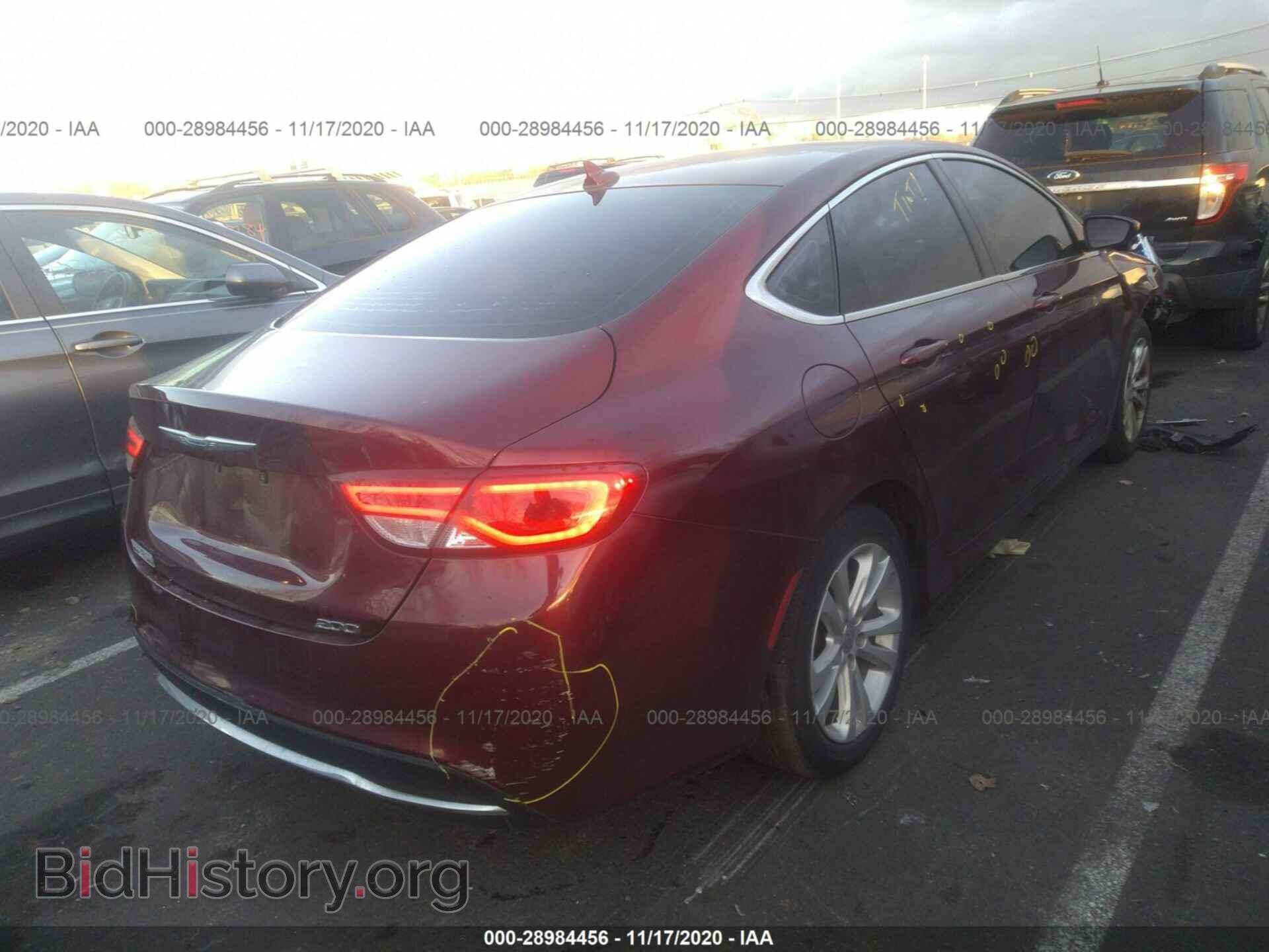 2015 CHRYSLER 200 - VIN: 1C3CCCAB5FN600342 - Фото 4