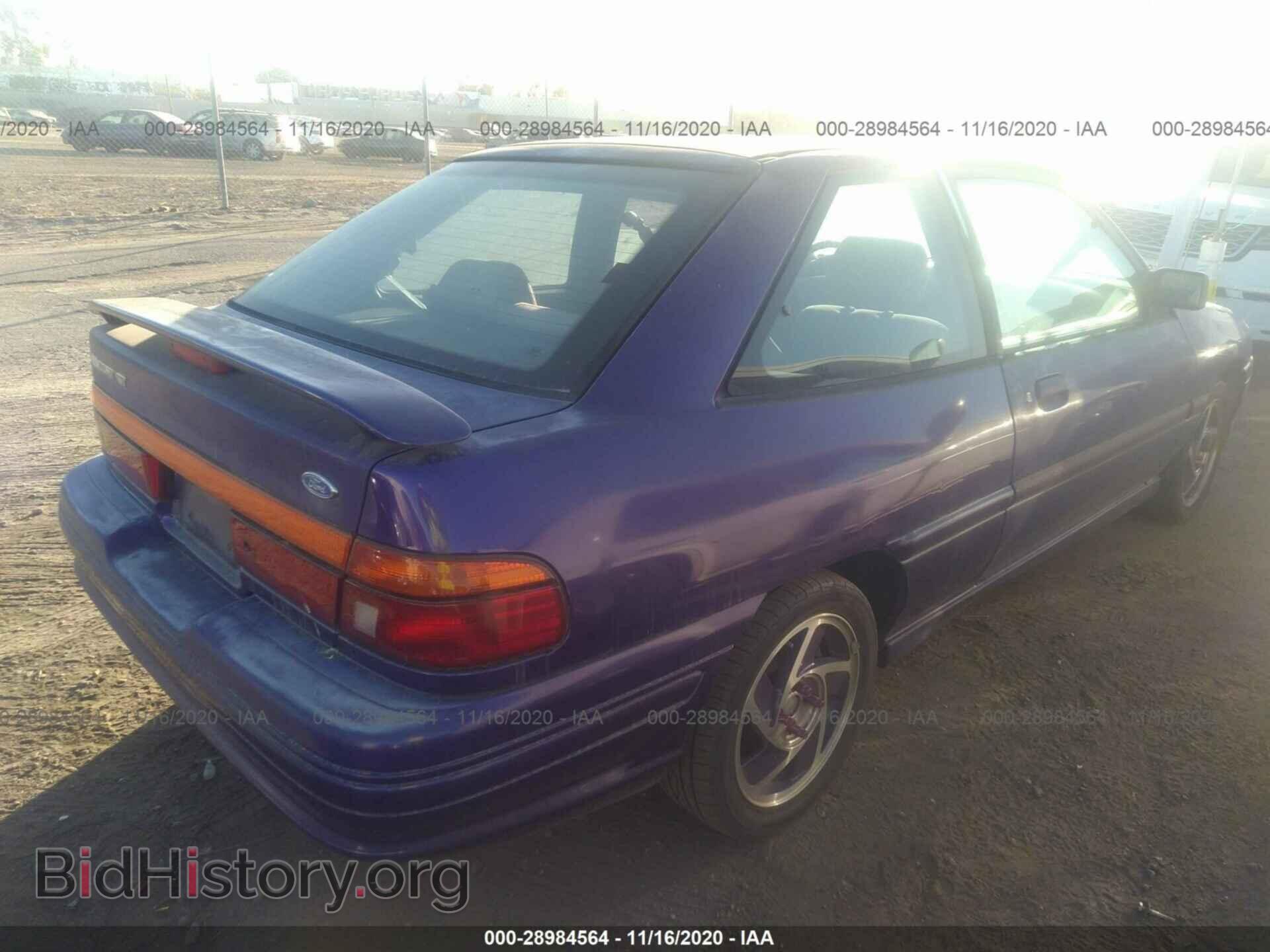 1995 FORD ESCORT - VIN: 1FASP1282SW156690 - Фото 4