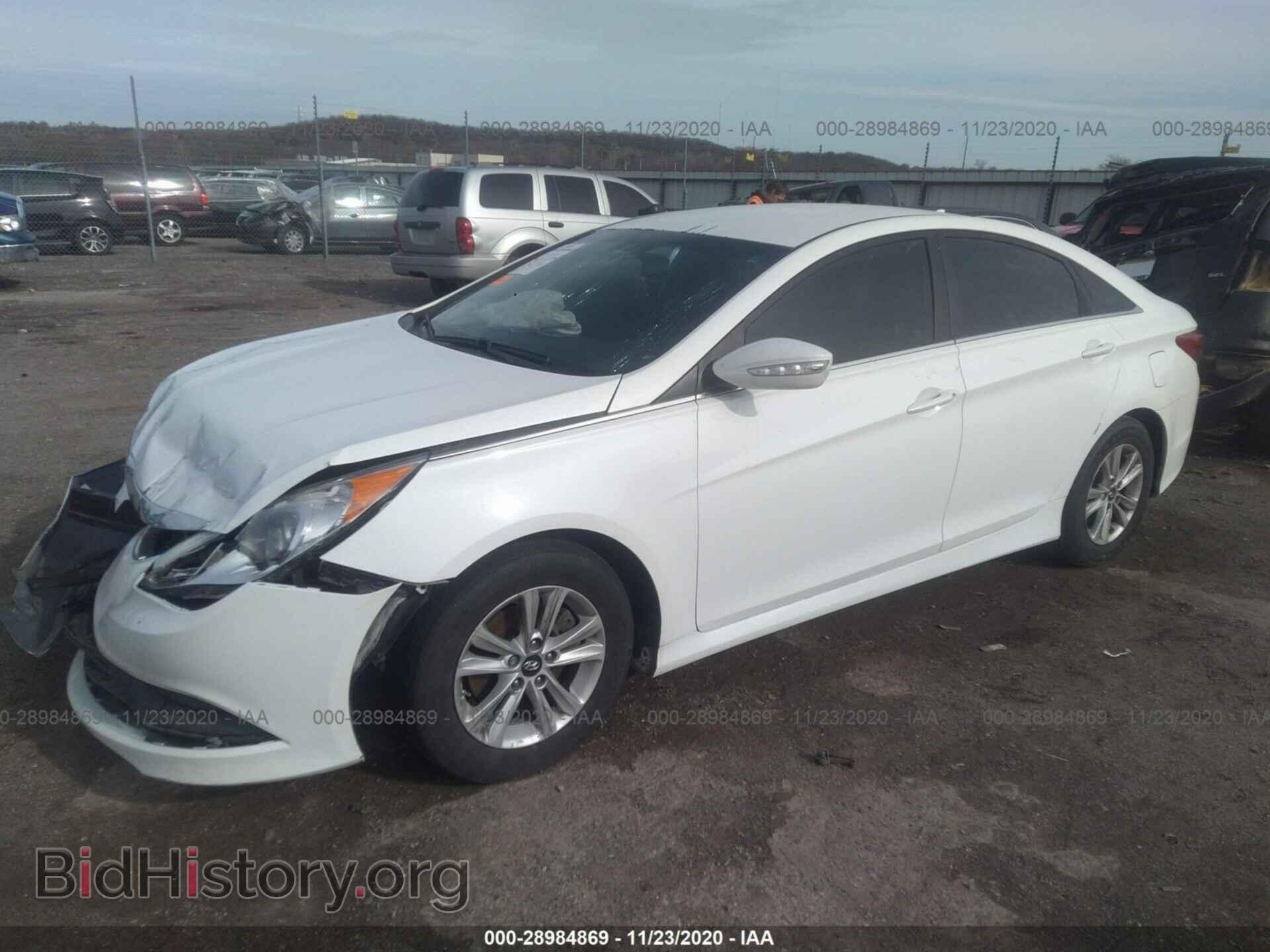 2014 HYUNDAI SONATA - VIN: 5NPEB4AC1EH868731 - Фото 2