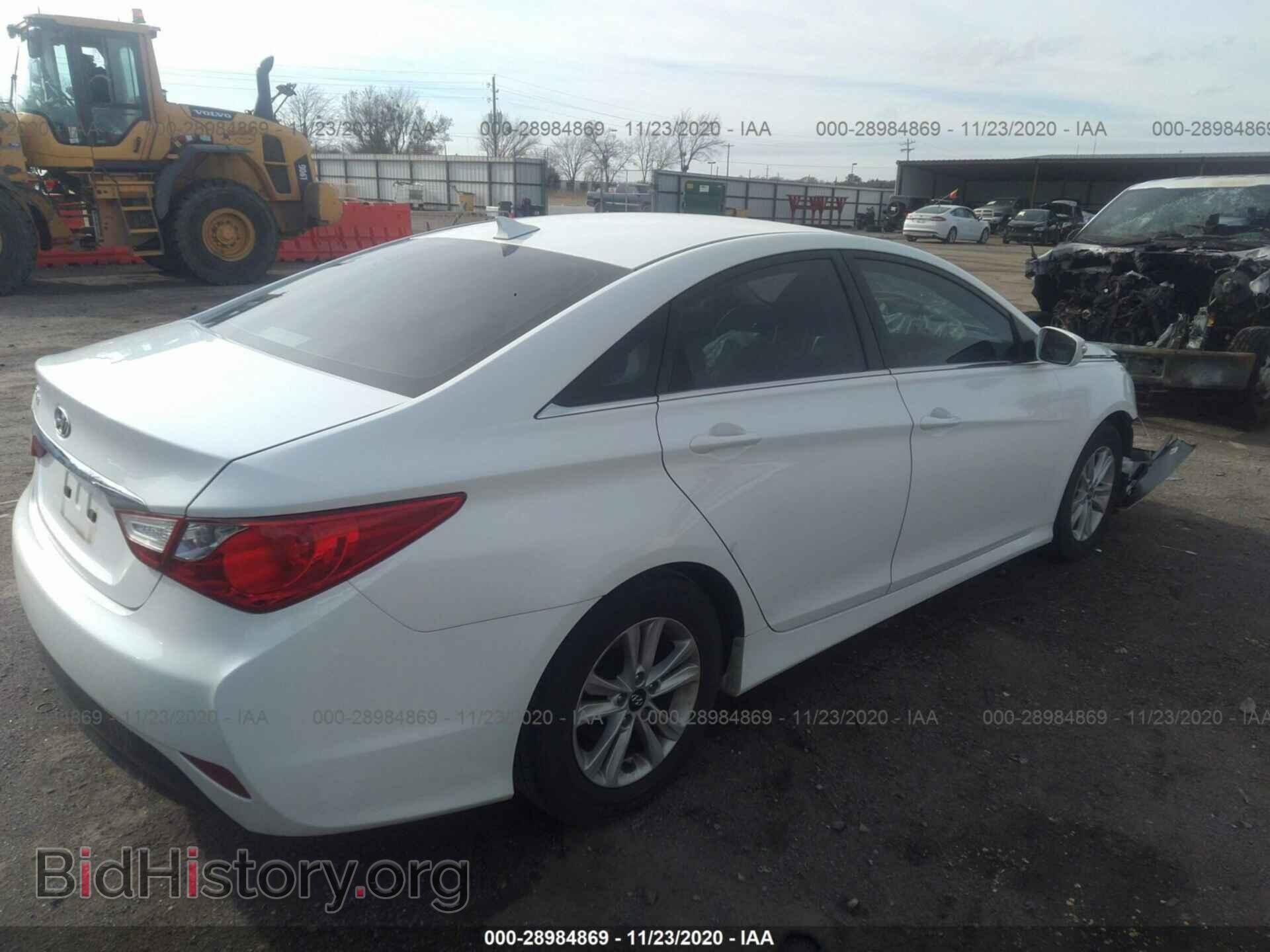 2014 HYUNDAI SONATA - VIN: 5NPEB4AC1EH868731 - Фото 4