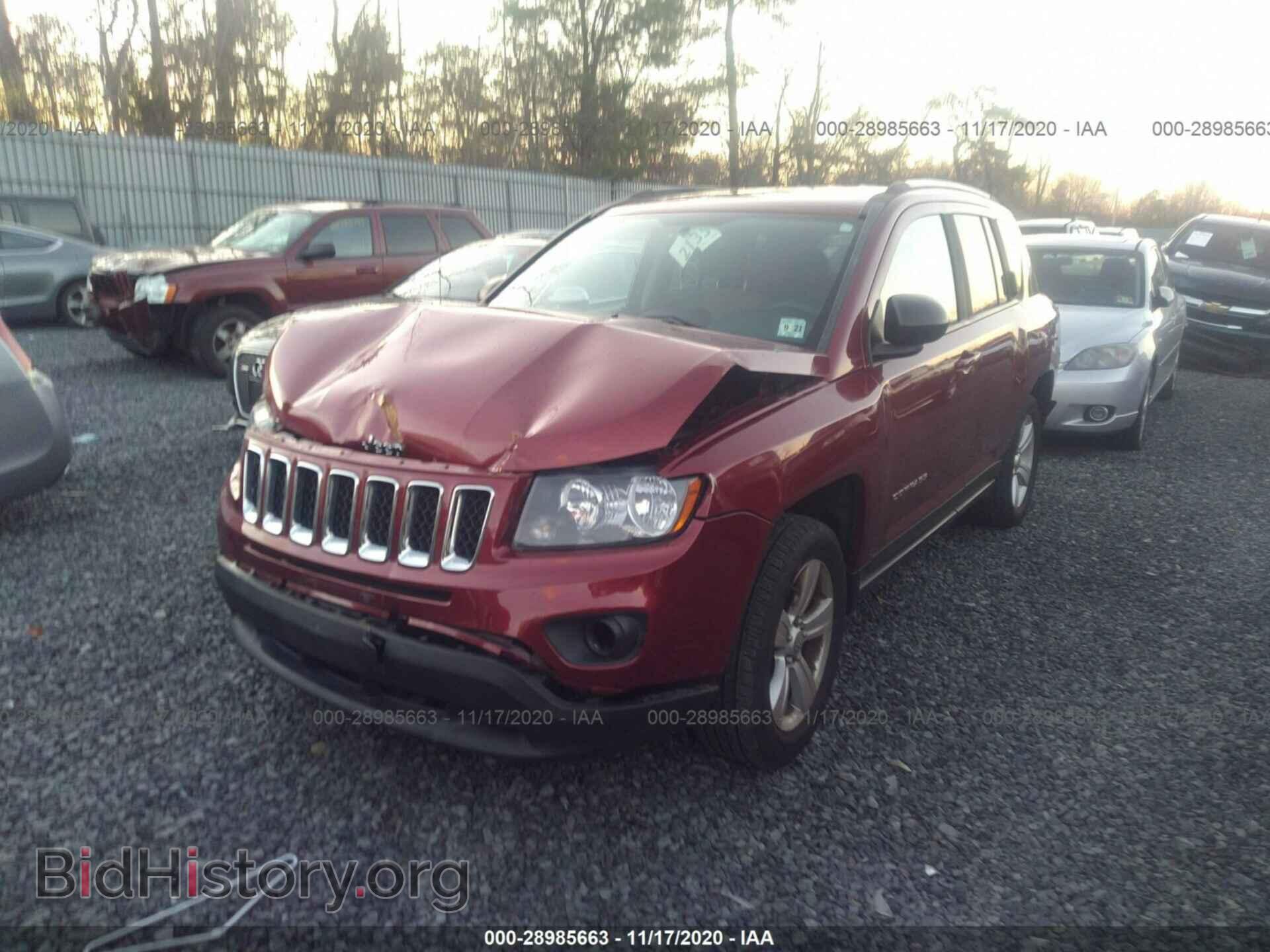 2016 JEEP COMPASS - VIN: 1C4NJDBB1GD510207 - Фото 2