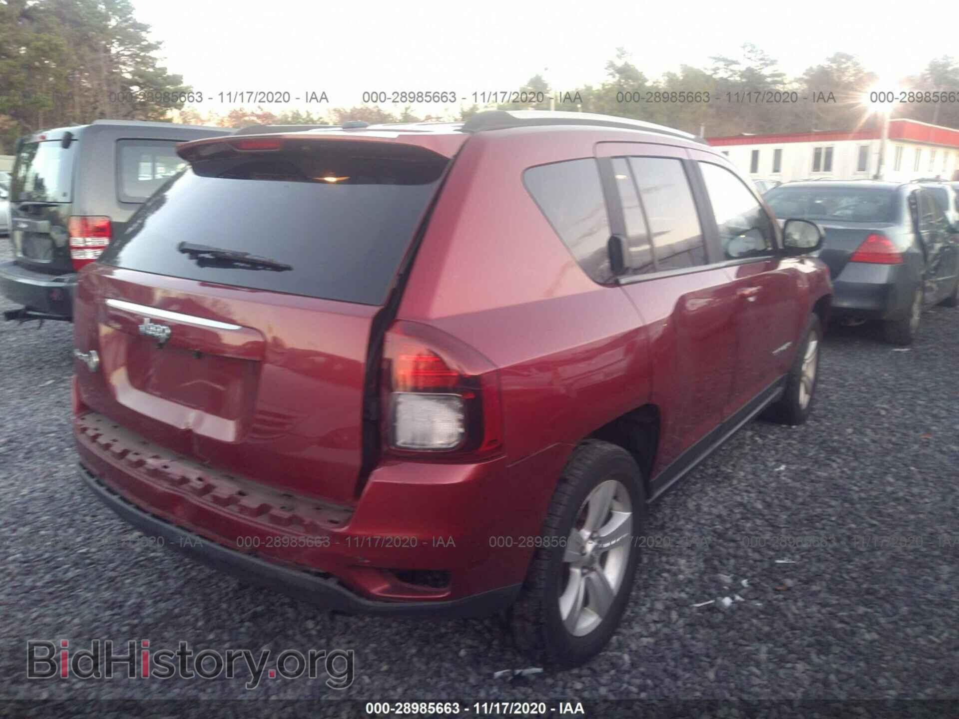 2016 JEEP COMPASS - VIN: 1C4NJDBB1GD510207 - Фото 4