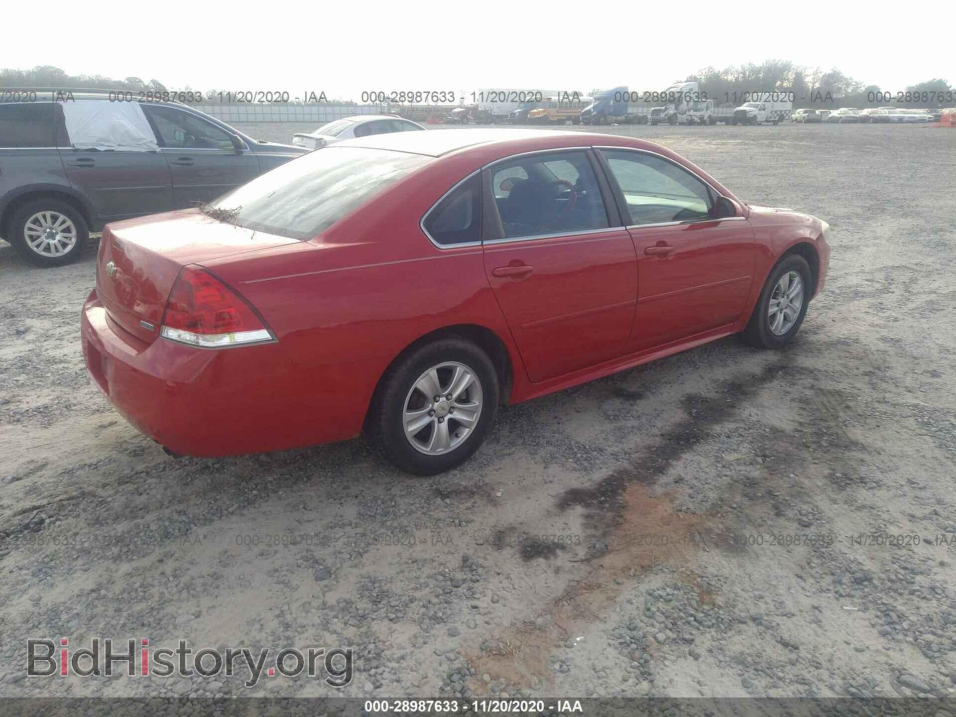 2013 CHEVROLET IMPALA - VIN: 2G1WF5E38D1239582 - Фото 4
