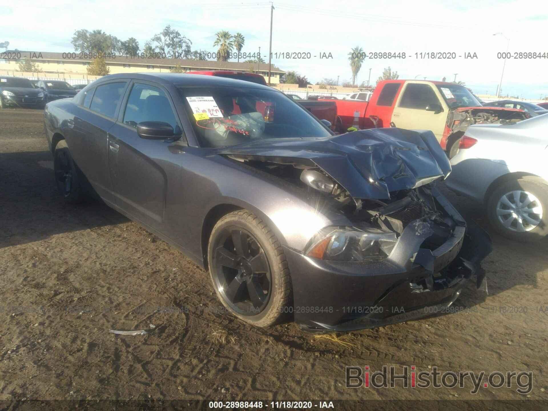 Photo 2C3CDXBG1EH147682 - DODGE CHARGER 2014