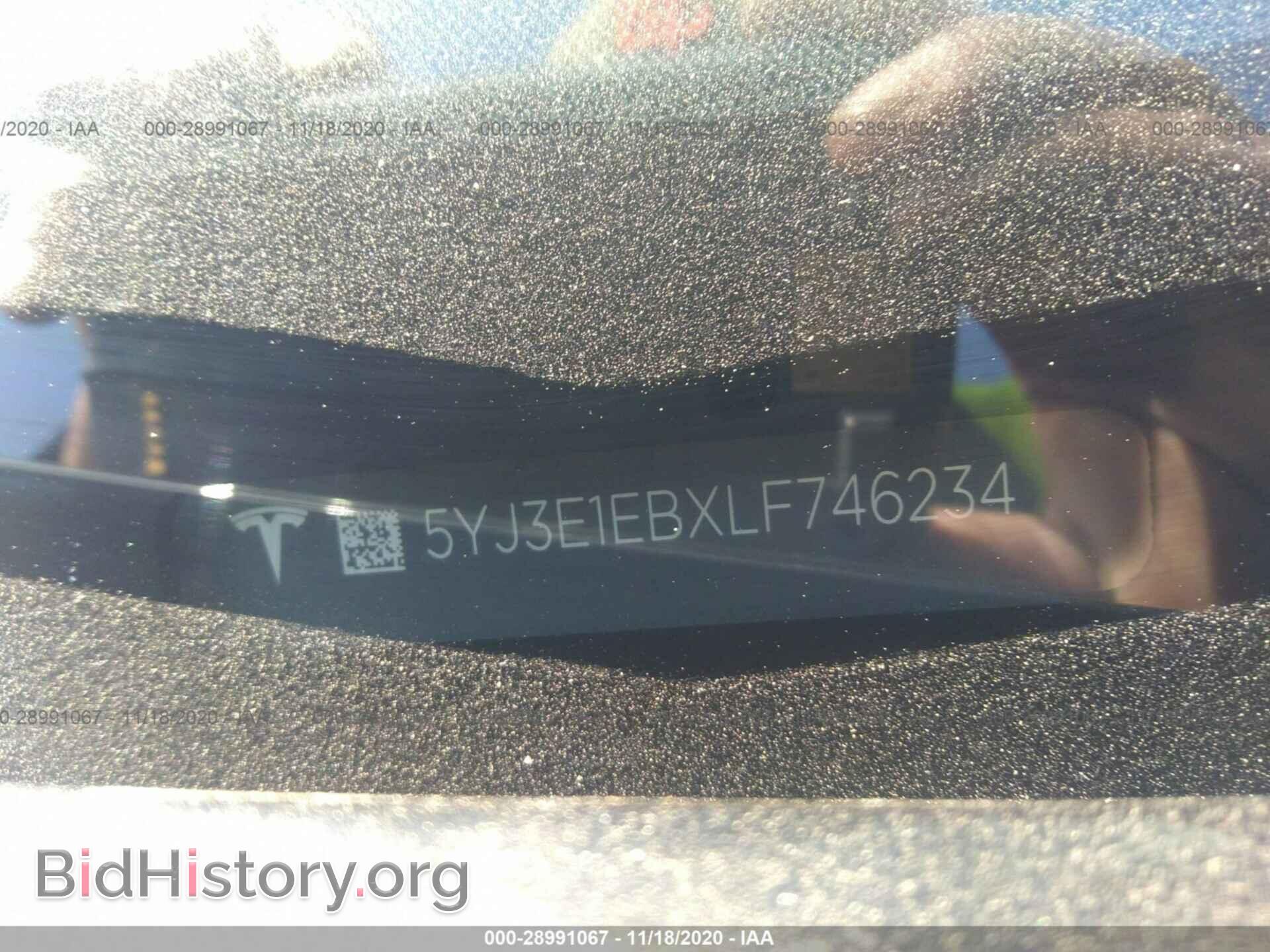 2020 TESLA MODEL 3 - VIN: 5YJ3E1EBXLF746234 - Photo 9