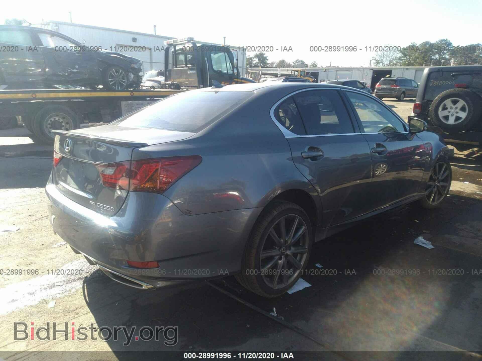 2013 LEXUS GS 350 - VIN: JTHCE1BL7D5000970 - Фото 4
