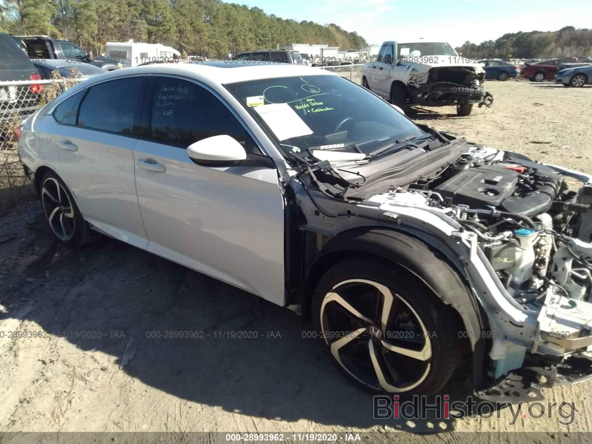 Photo 1HGCV2F39KA019513 - HONDA ACCORD SEDAN 2019