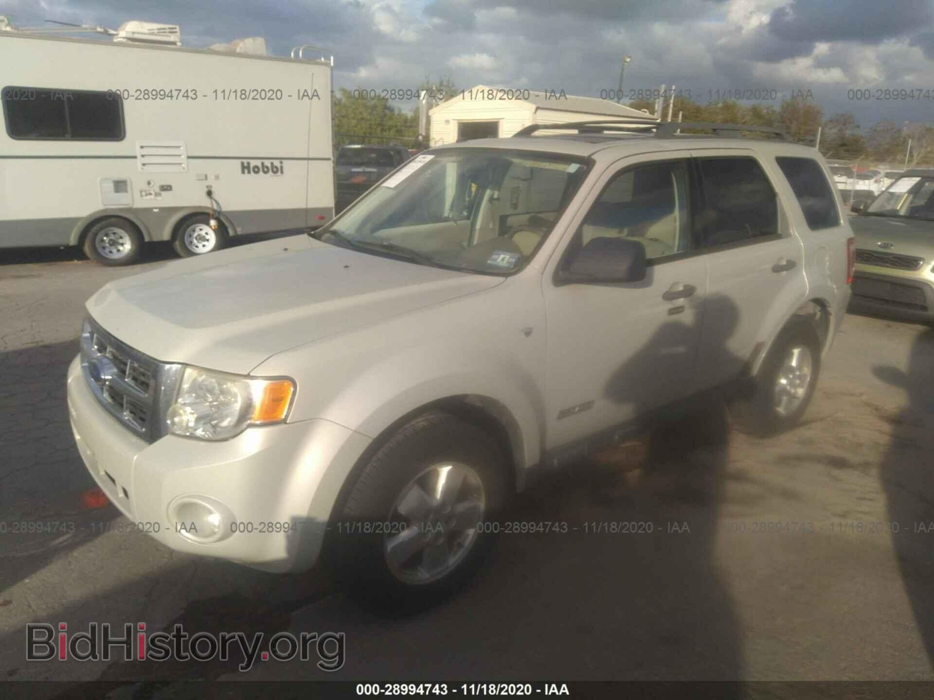 2008 FORD ESCAPE - VIN: 1FMCU03138KC07600 - Фото 2