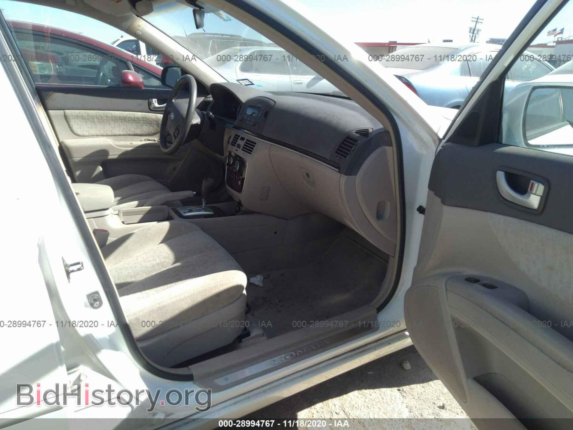 2006 HYUNDAI SONATA - VIN: 5NPEU46C66H065529 - Фото 5