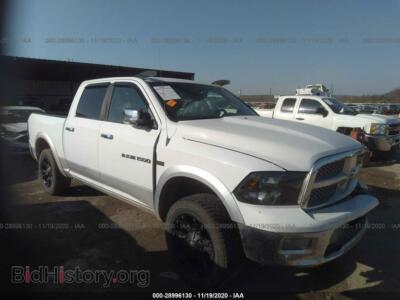 2012 RAM 1500 Laramie, белый — VIN 1C6RD7NT0CS204661, IAAI