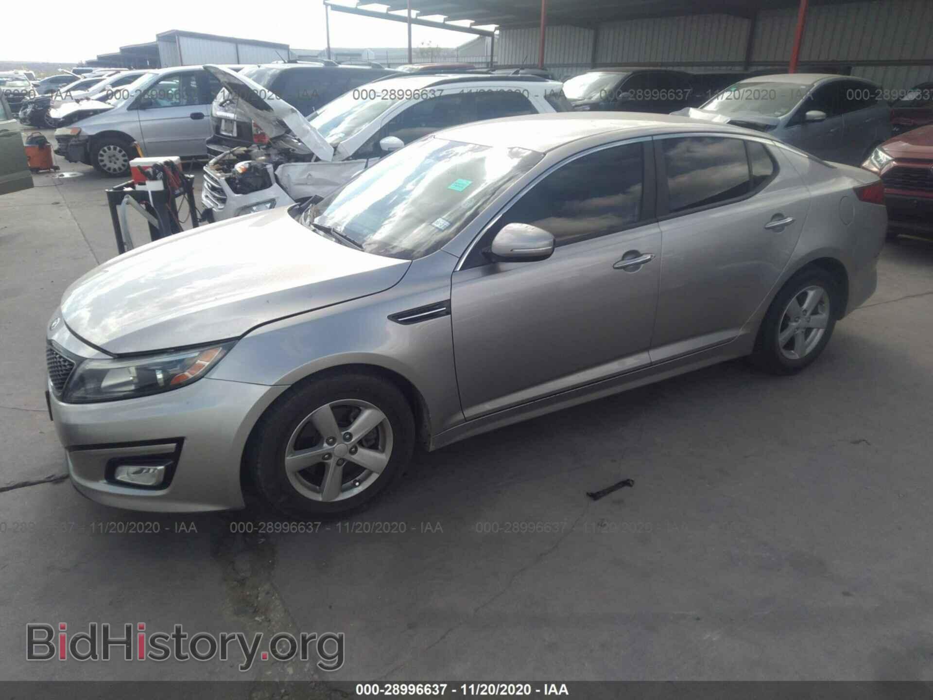 2015 KIA OPTIMA - VIN: KNAGM4A72F5555322 - Photo 2