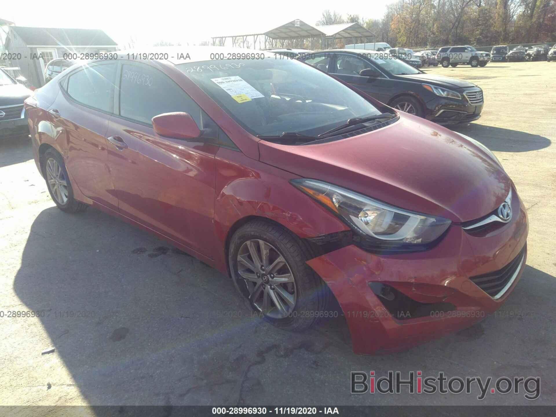 Photo KMHDH4AE1EU151162 - HYUNDAI ELANTRA 2014