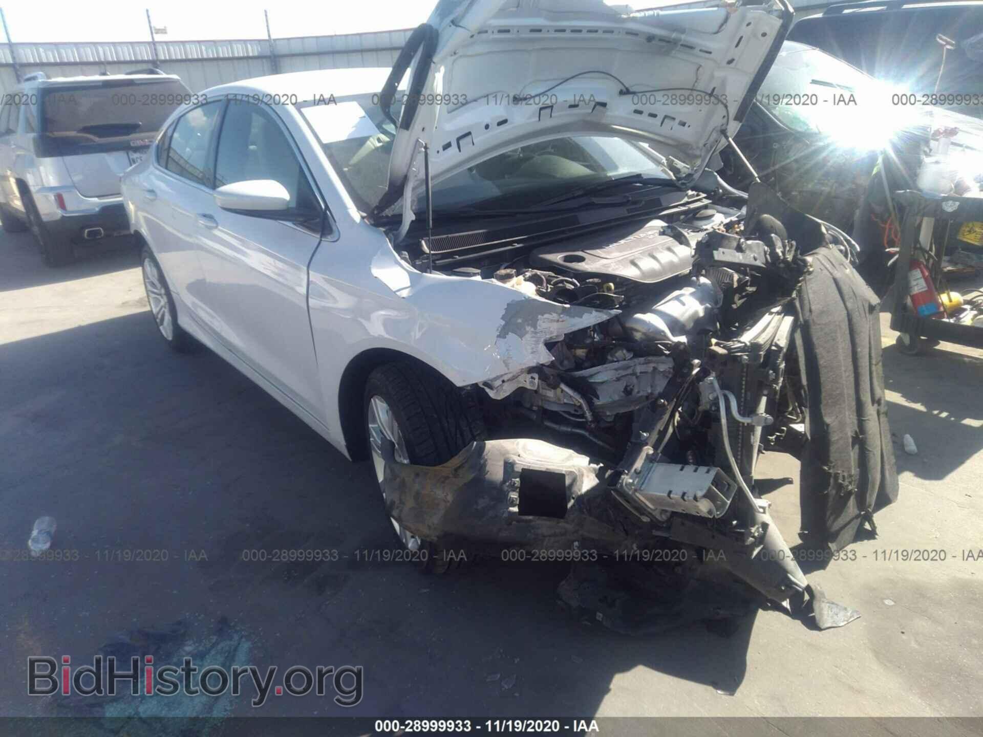 Фотография 1C3CCCAB2FN689870 - CHRYSLER 200 2015