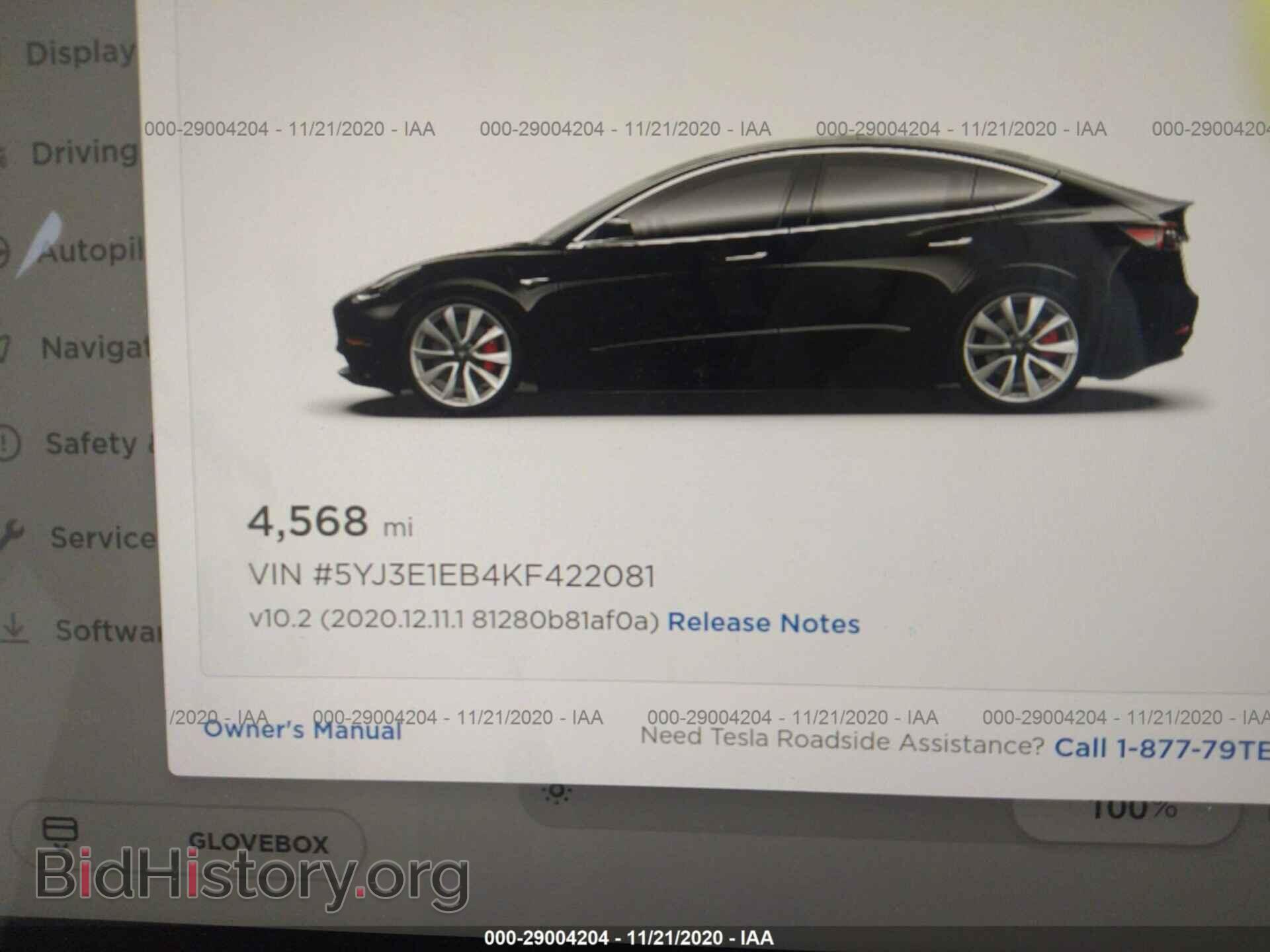 2019 TESLA MODEL 3 - VIN: 5YJ3E1EB4KF422081 - Фото 7