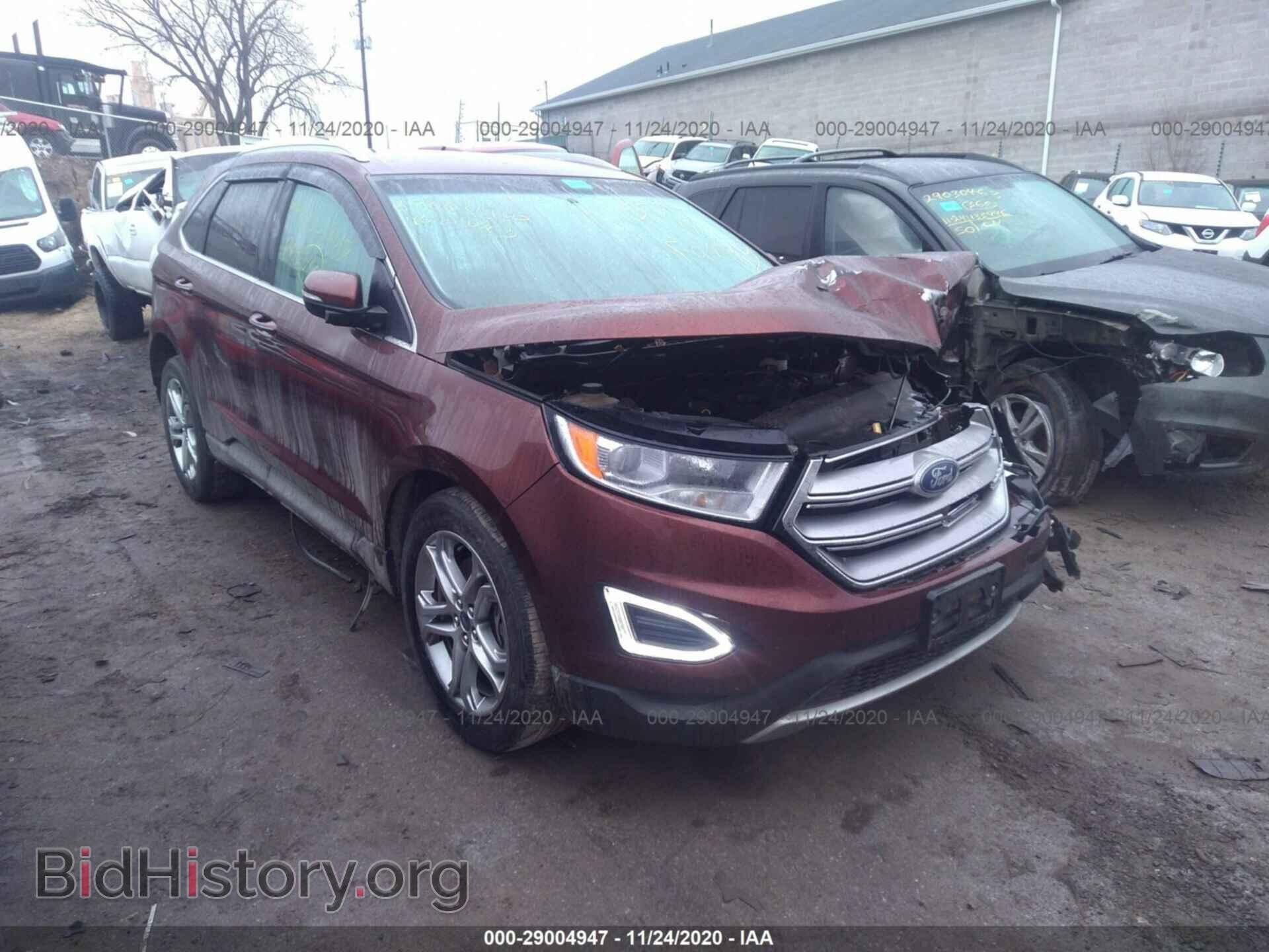 Фотография 2FMTK4K91FBB23044 - FORD EDGE 2015