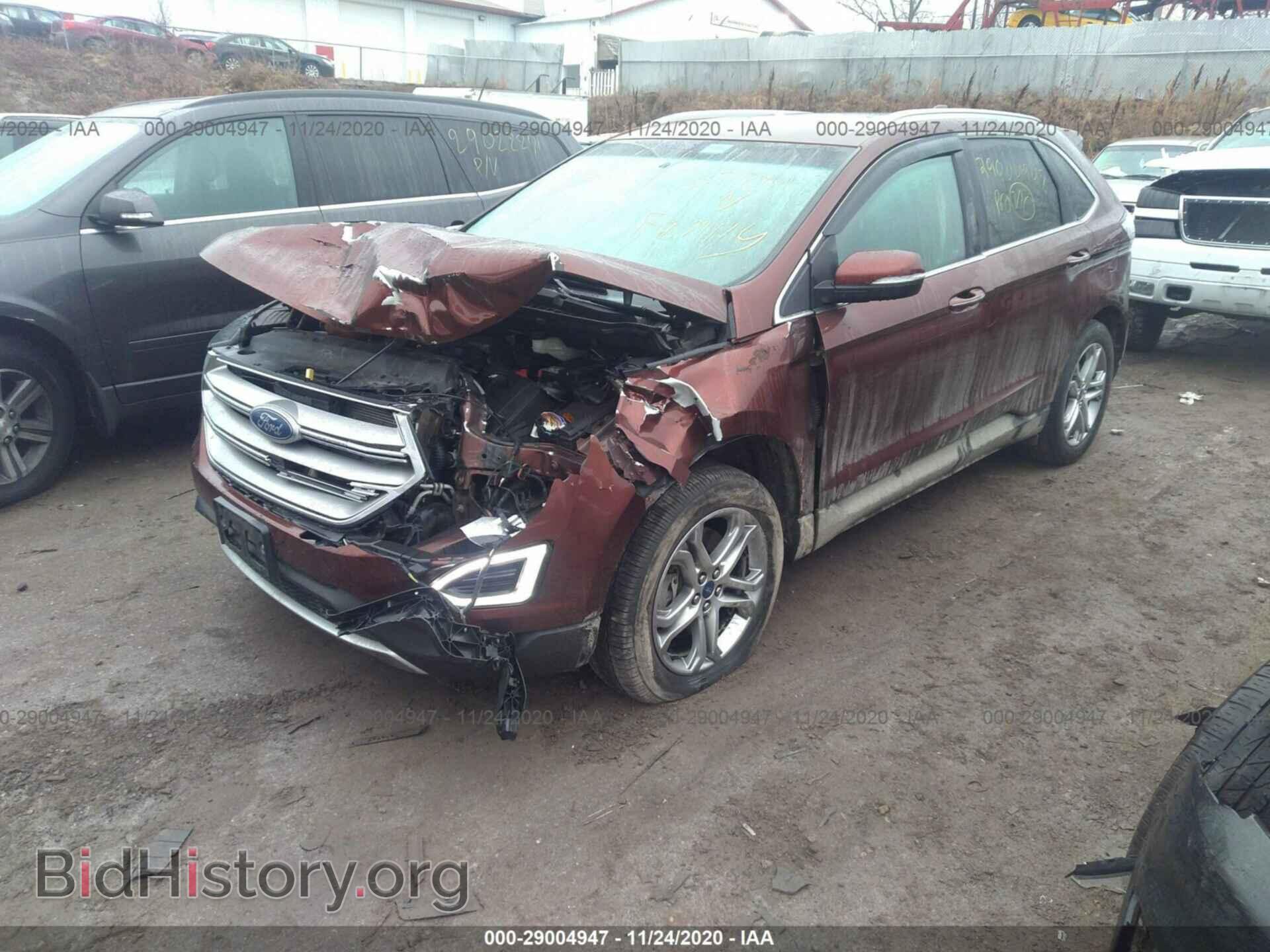 2015 FORD EDGE - VIN: 2FMTK4K91FBB23044 - Фото 2