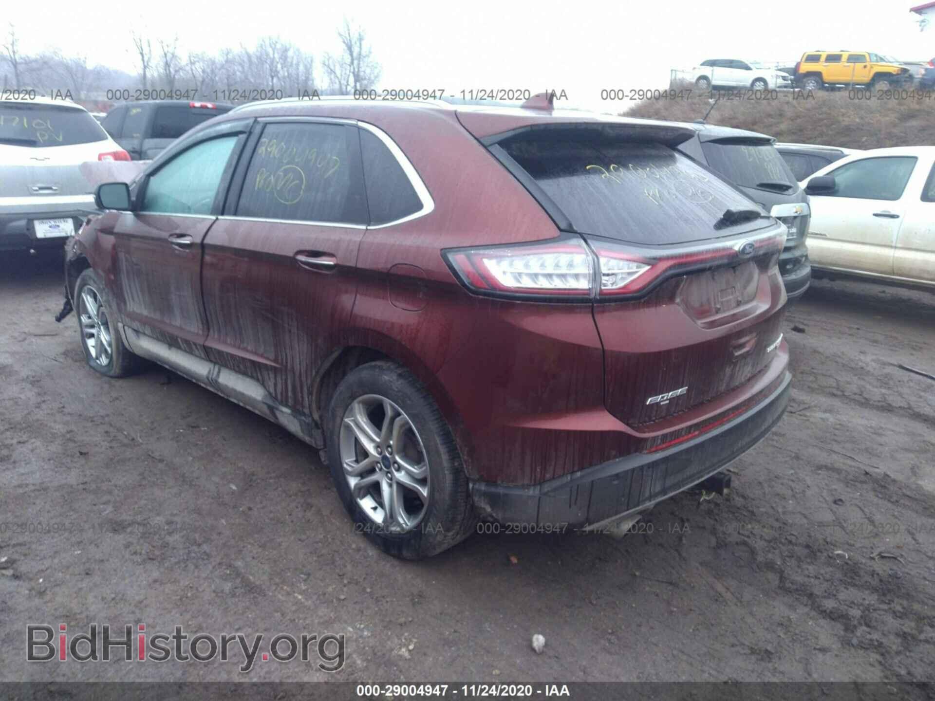 2015 FORD EDGE - VIN: 2FMTK4K91FBB23044 - Фото 3