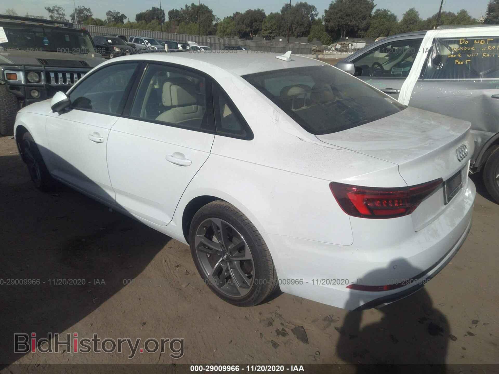 2019 AUDI A4 - VIN: WAUGMAF48KN012791 - Фото 3