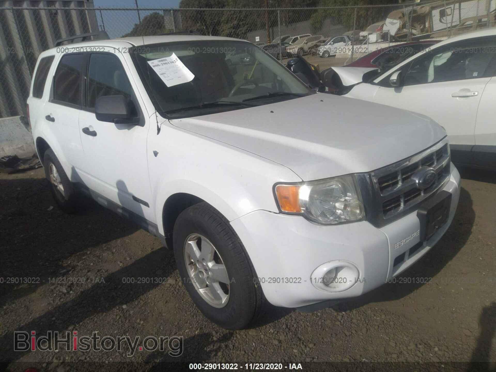 Фотография 1FMCU03108KA33209 - FORD ESCAPE 2008