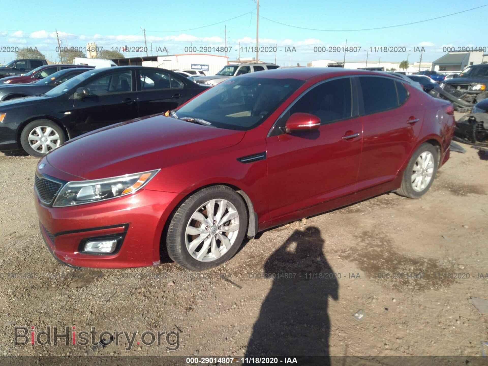 2014 KIA OPTIMA - VIN: 5XXGN4A79EG276640 - Фото 2