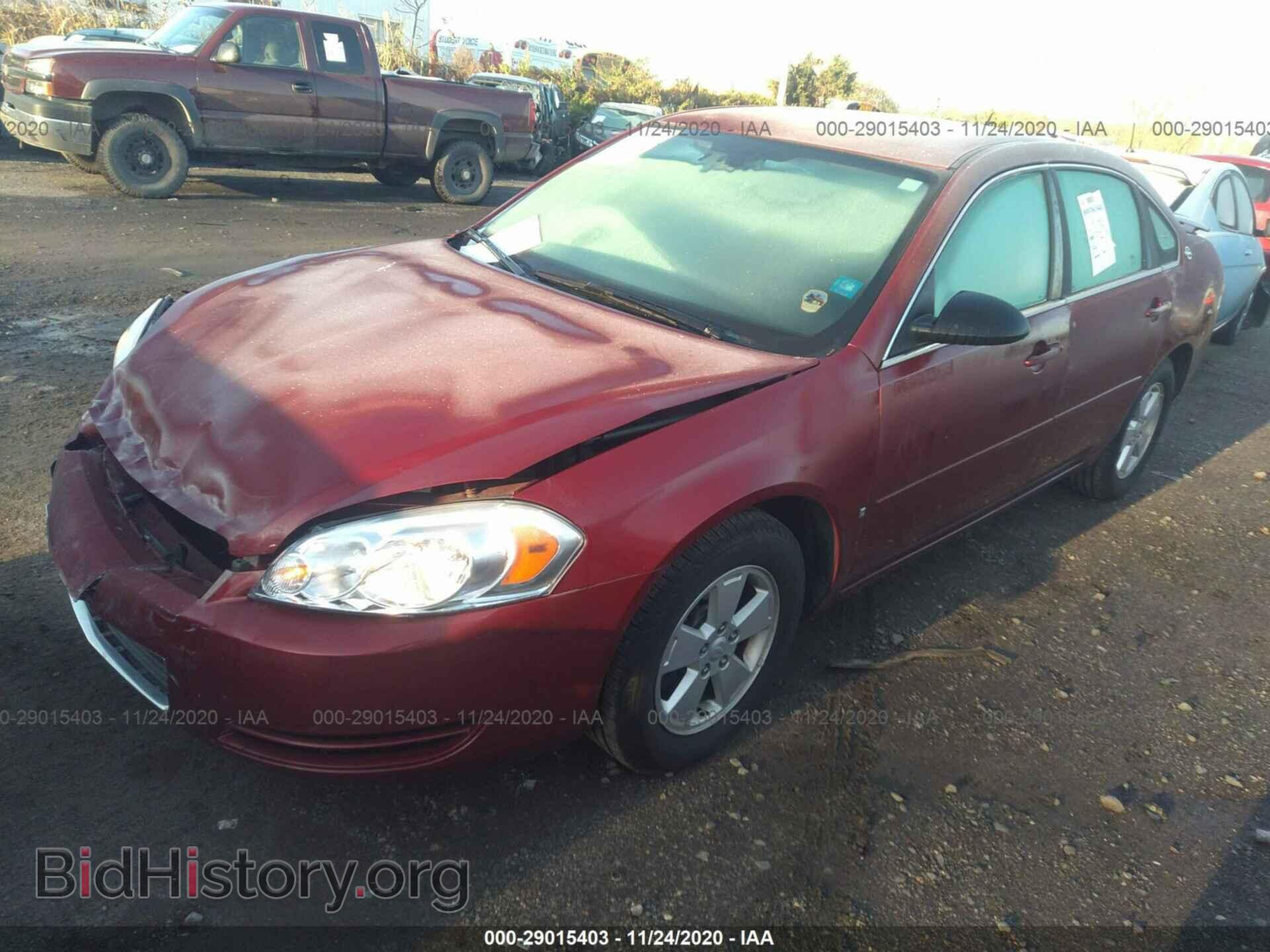 2008 CHEVROLET IMPALA - VIN: 2G1WT58N181354147 - Фото 2
