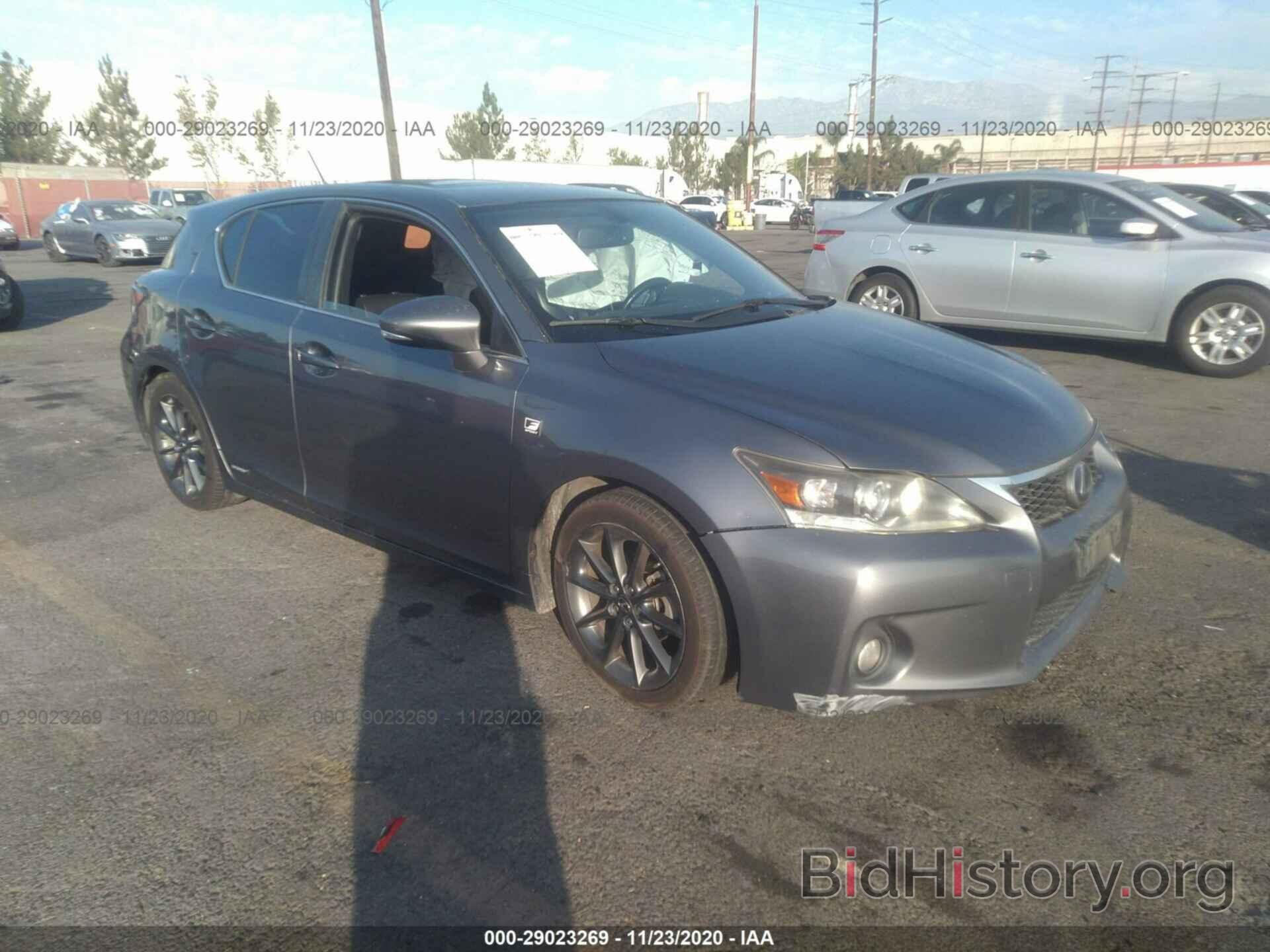 Фотография JTHKD5BH9D2128257 - LEXUS CT 200H 2013