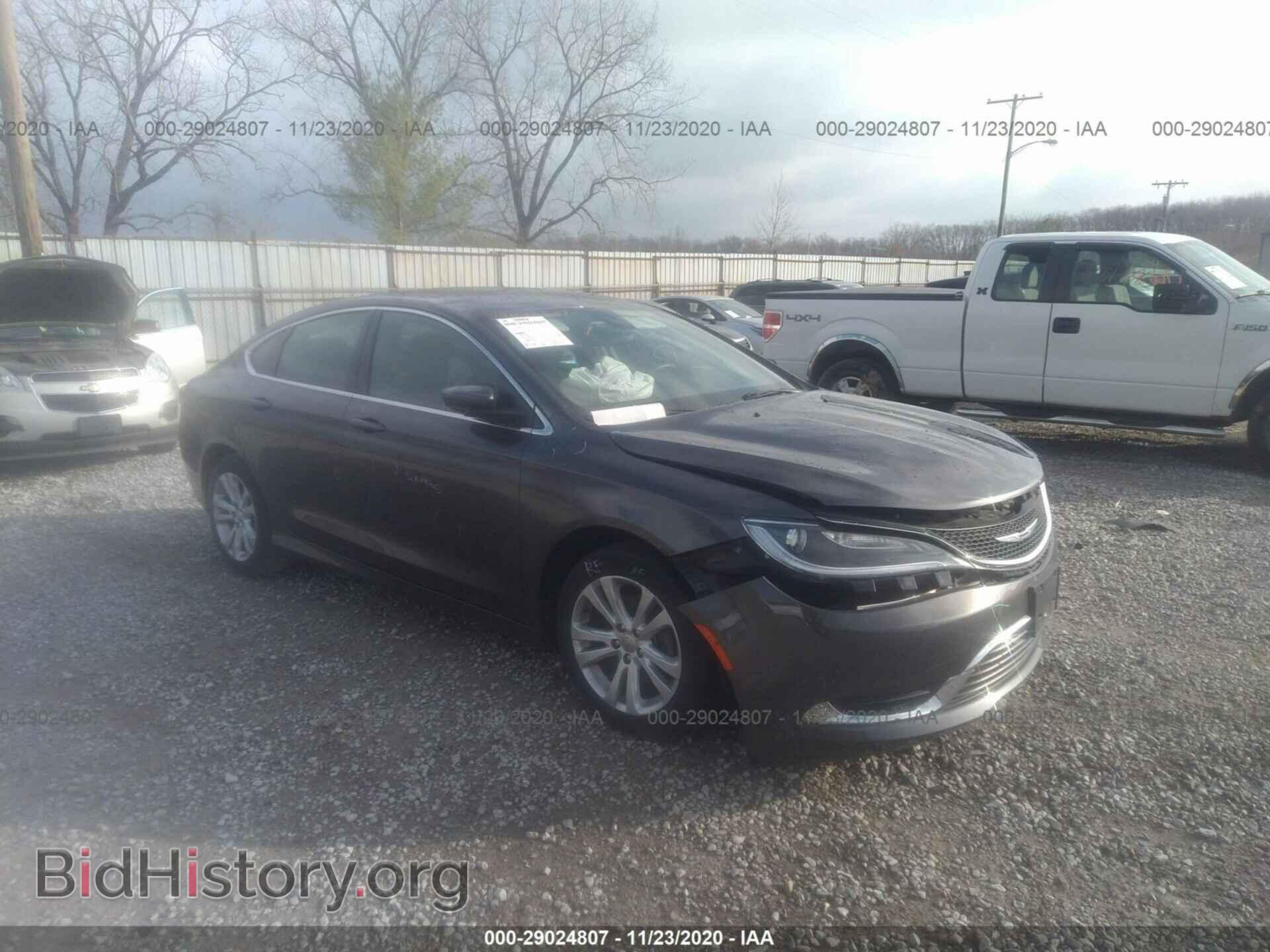 Фотография 1C3CCCAB5FN735708 - CHRYSLER 200 2015