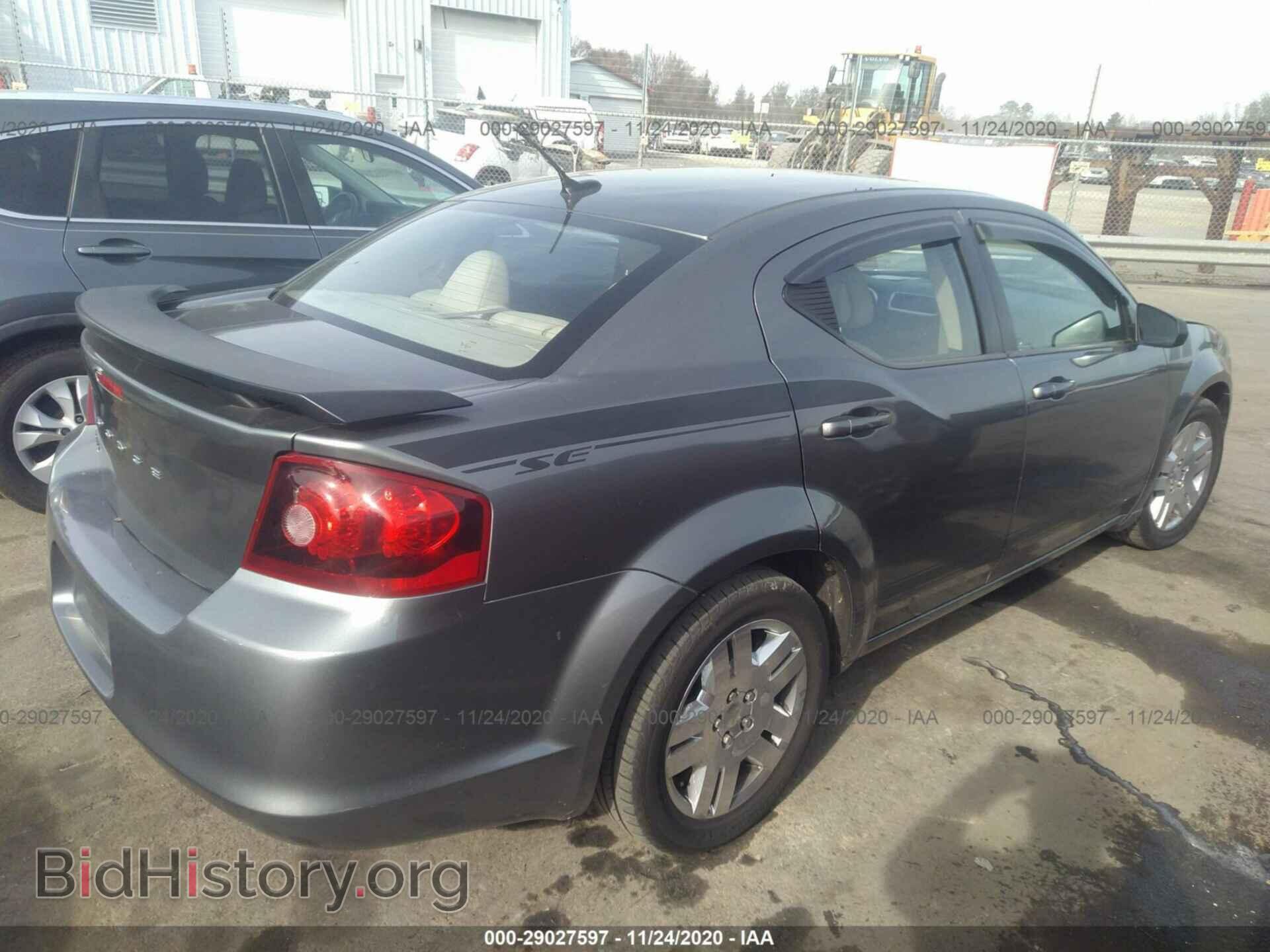 2013 DODGE AVENGER - VIN: 1C3CDZAB7DN614014 - Фото 4