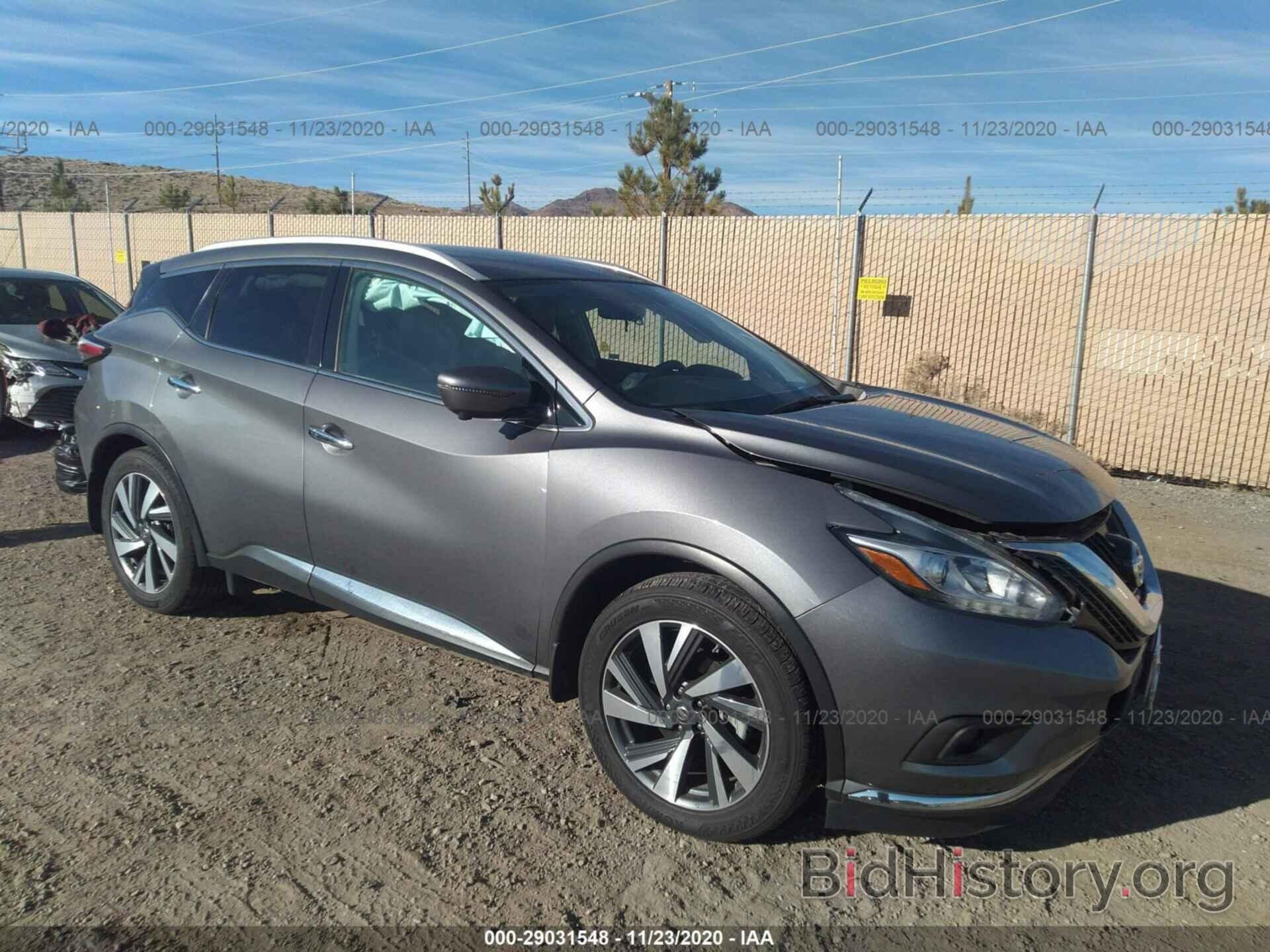 Photo 5N1AZ2MHXJN184076 - NISSAN MURANO 2018