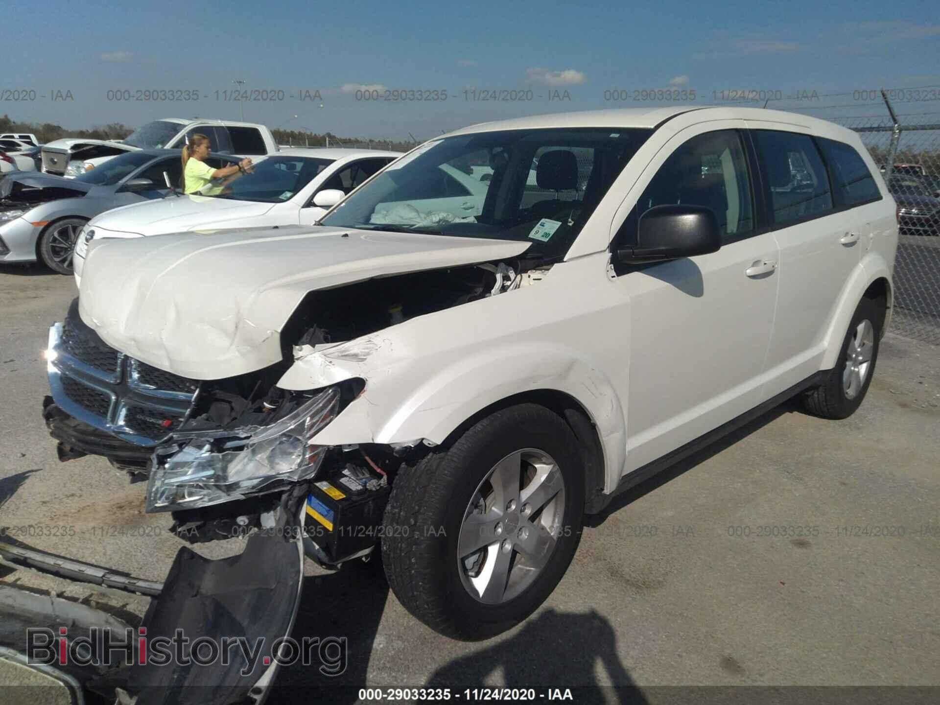2013 DODGE JOURNEY - VIN: 3C4PDCAB9DT597064 - Фото 2