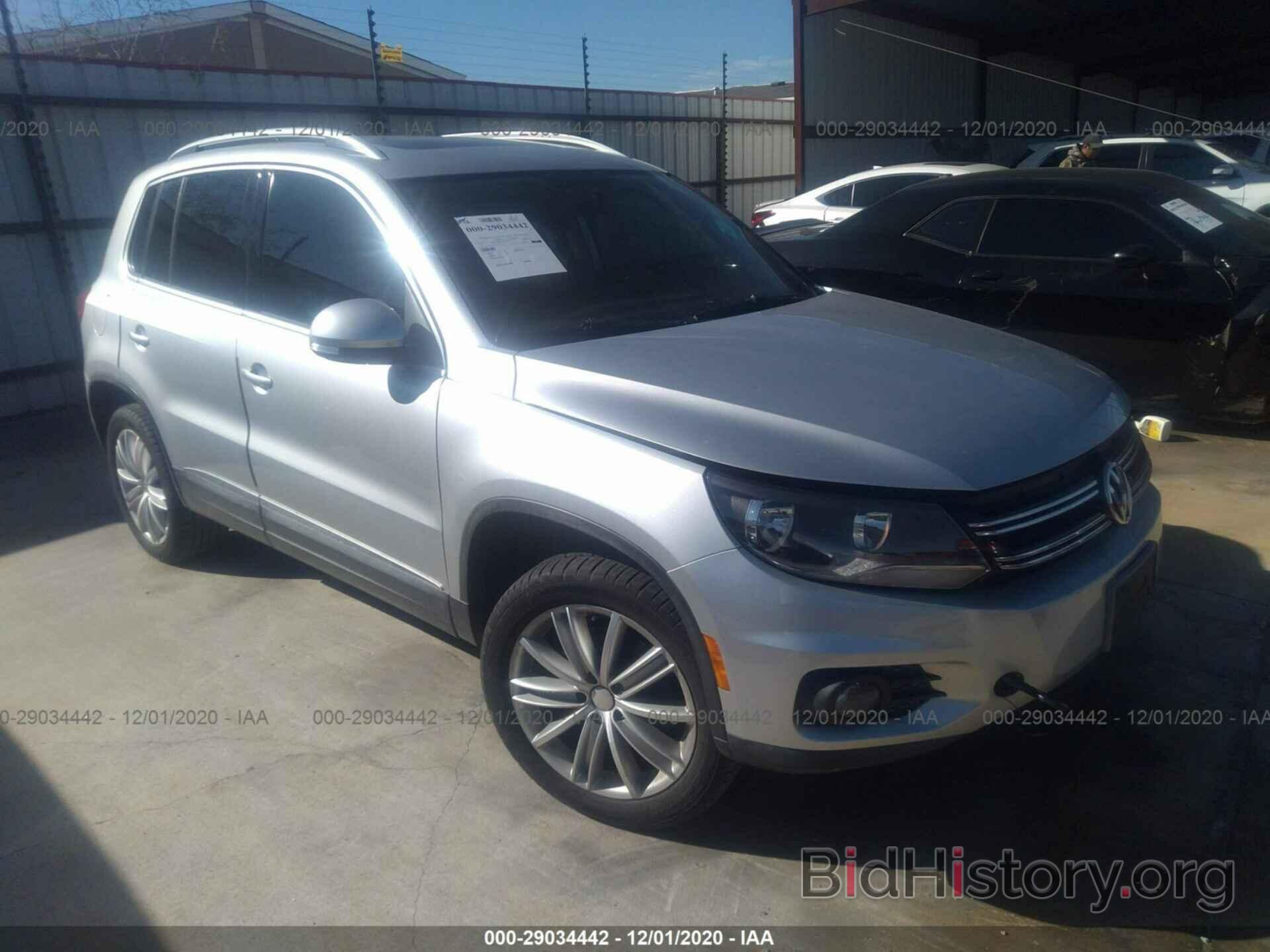 Photo WVGBV7AX0CW578093 - VOLKSWAGEN TIGUAN 2012